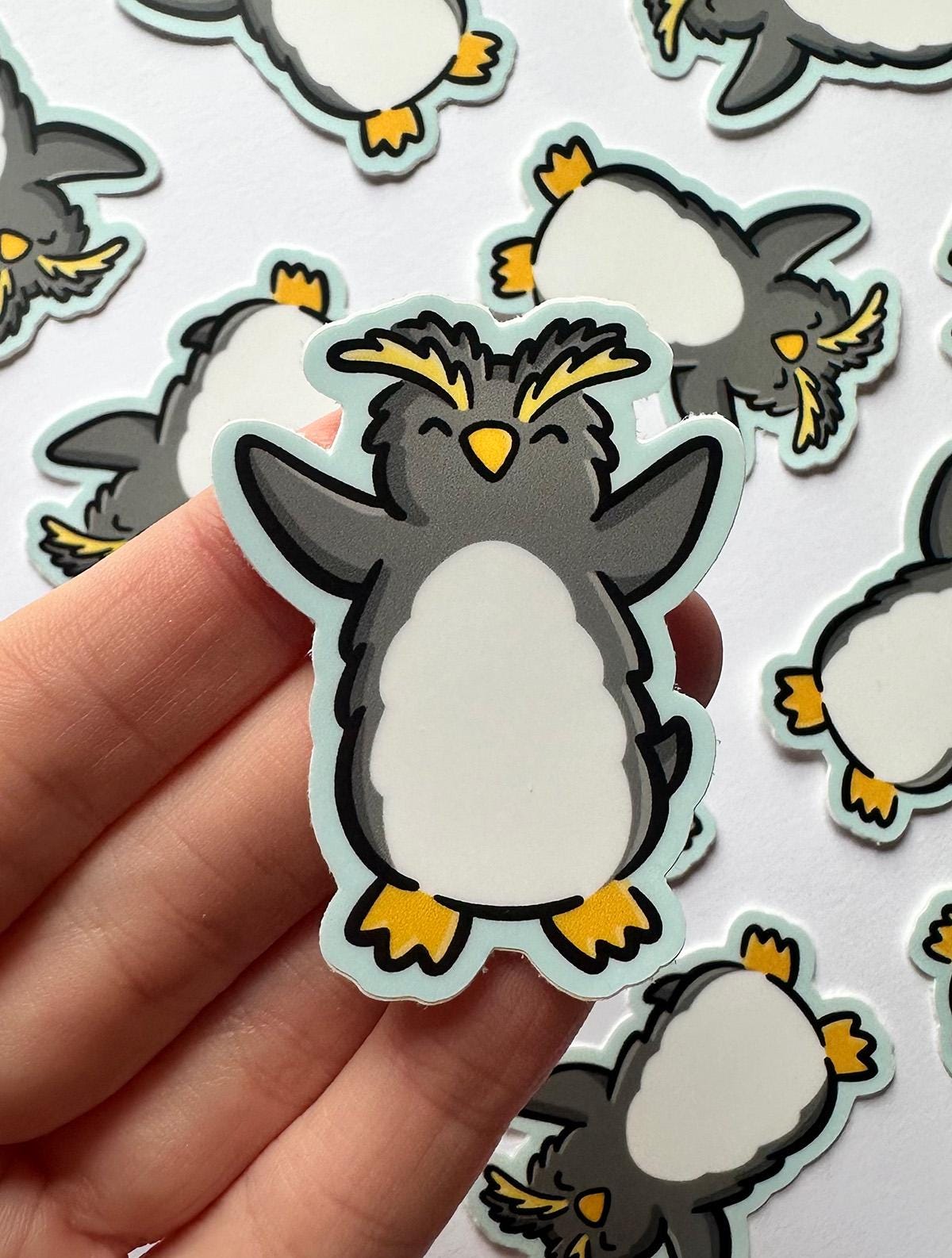 Macaroni Penguin Mini Sticker