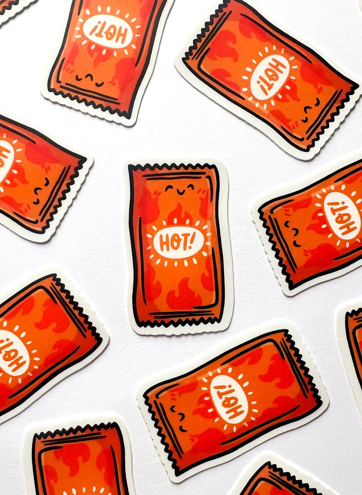 Taco Sauce Mini Sticker (Hot)