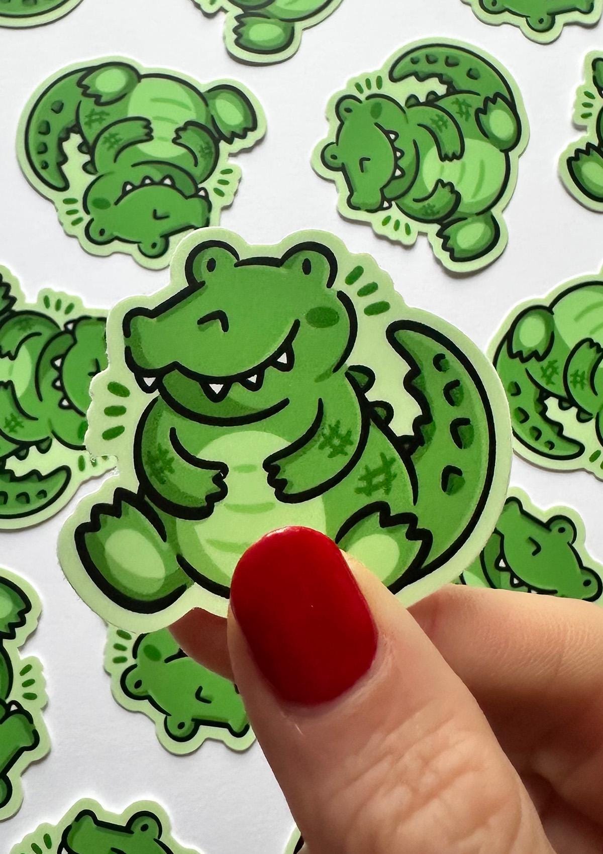 Crocodile Mini Sticker