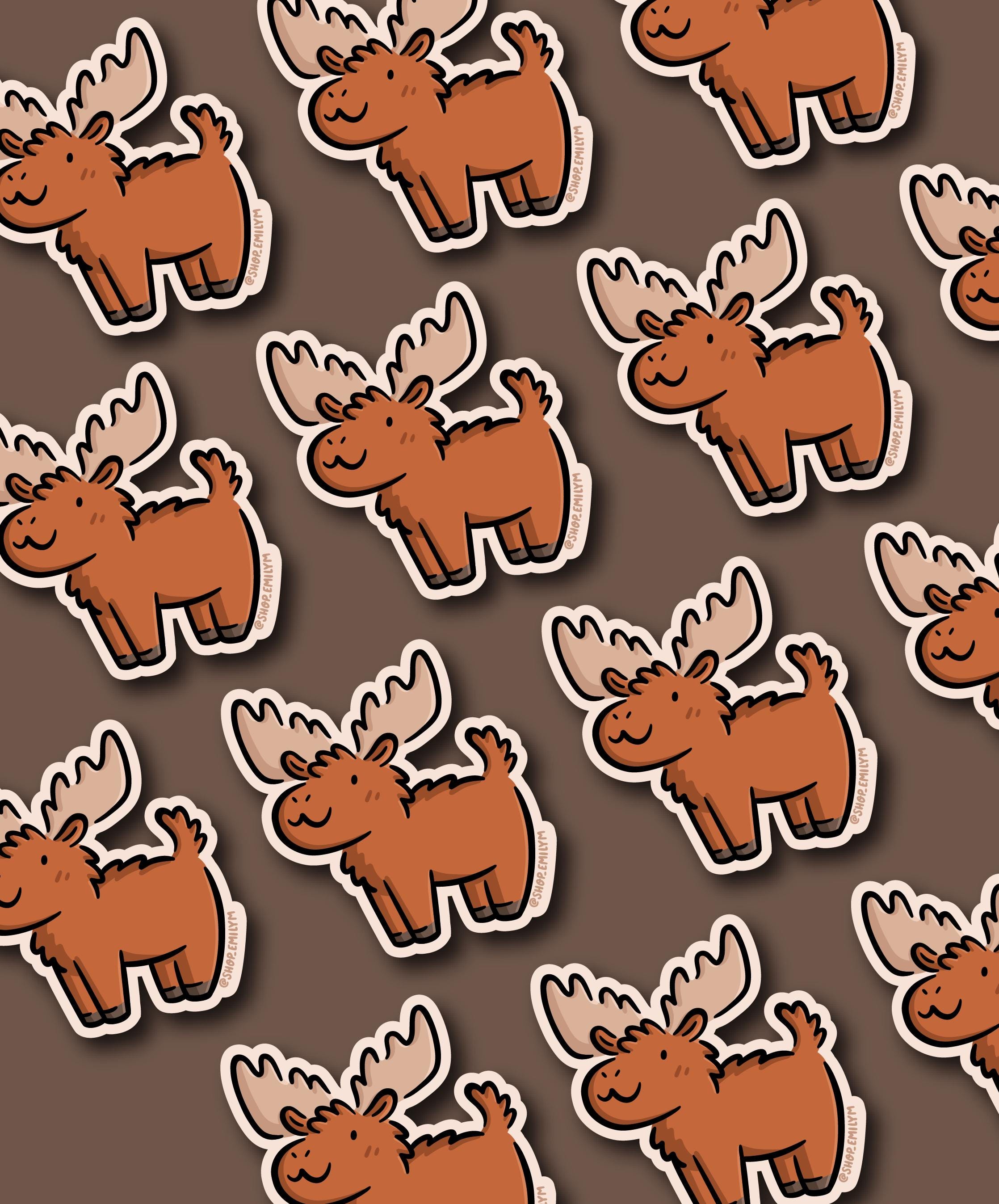 Moose Sticker