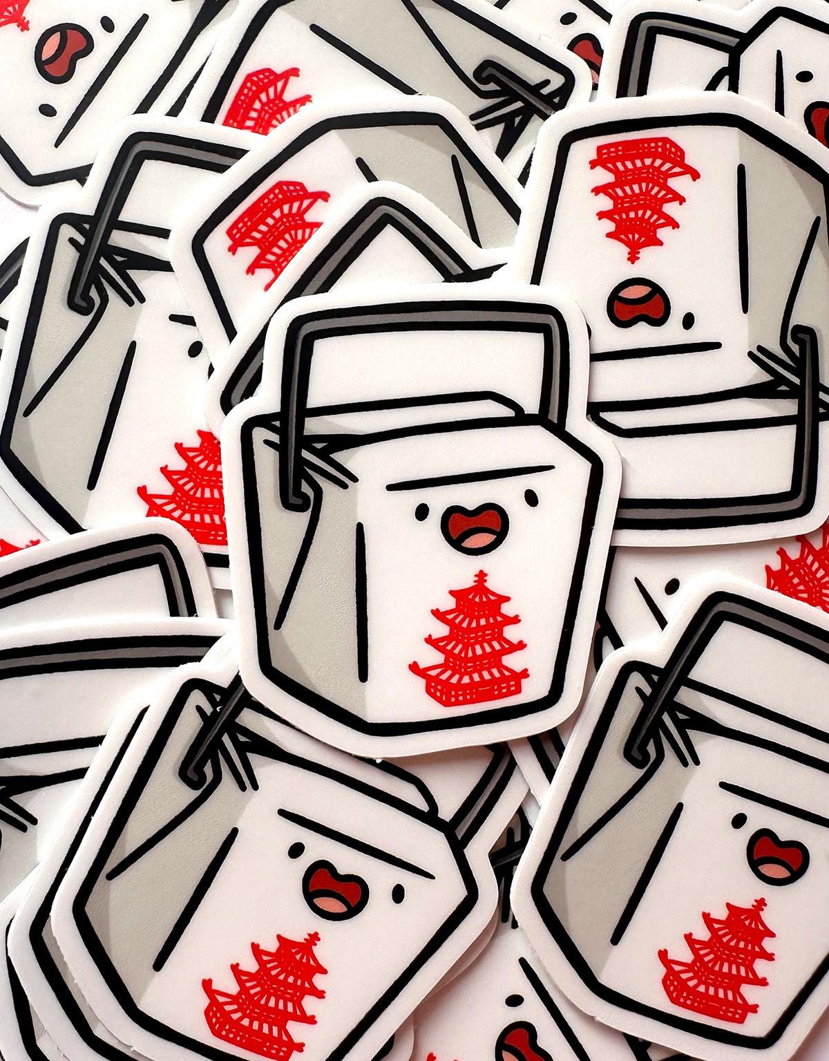 Take Out Box Mini Sticker