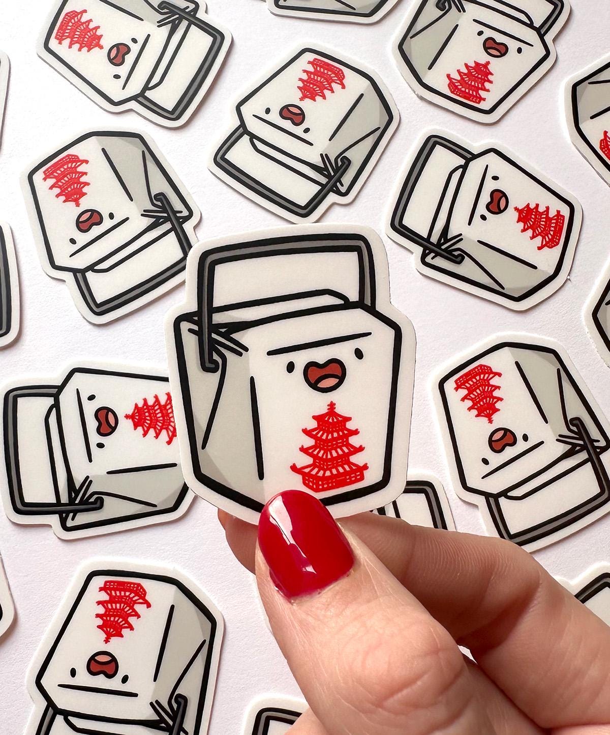 Take Out Box Mini Sticker