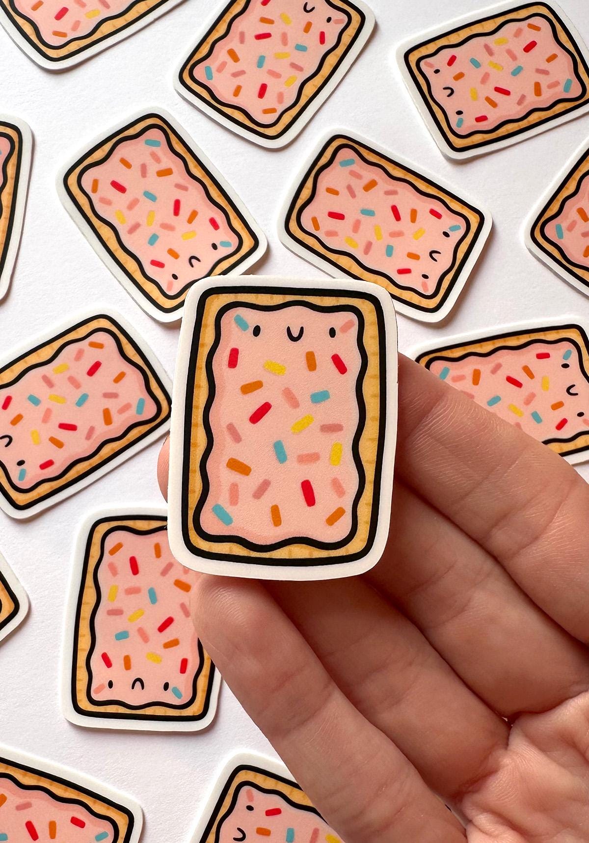 Strawberry Milkshake Toaster Pastry Mini Sticker