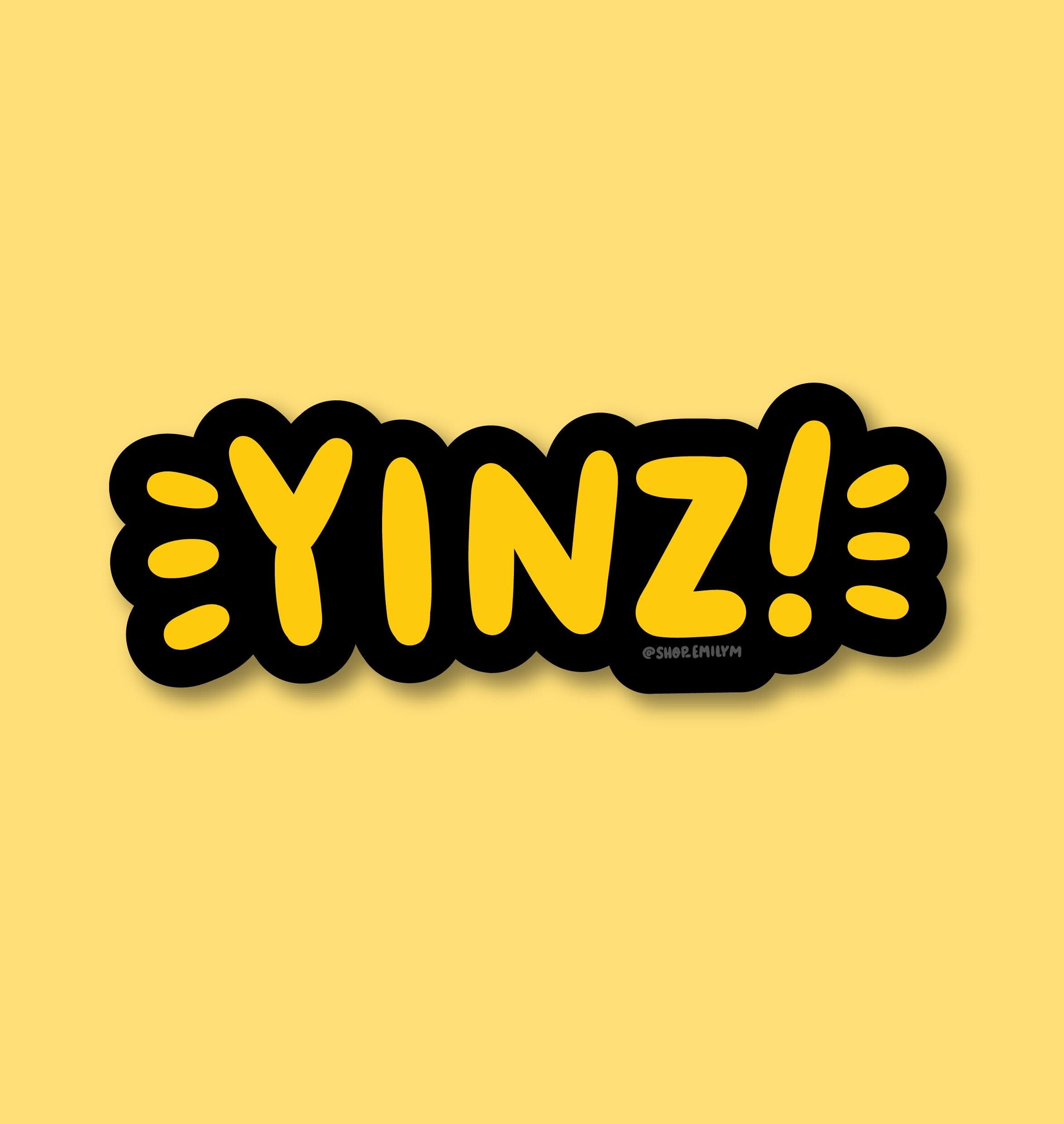 Yinz Magnet (Black)