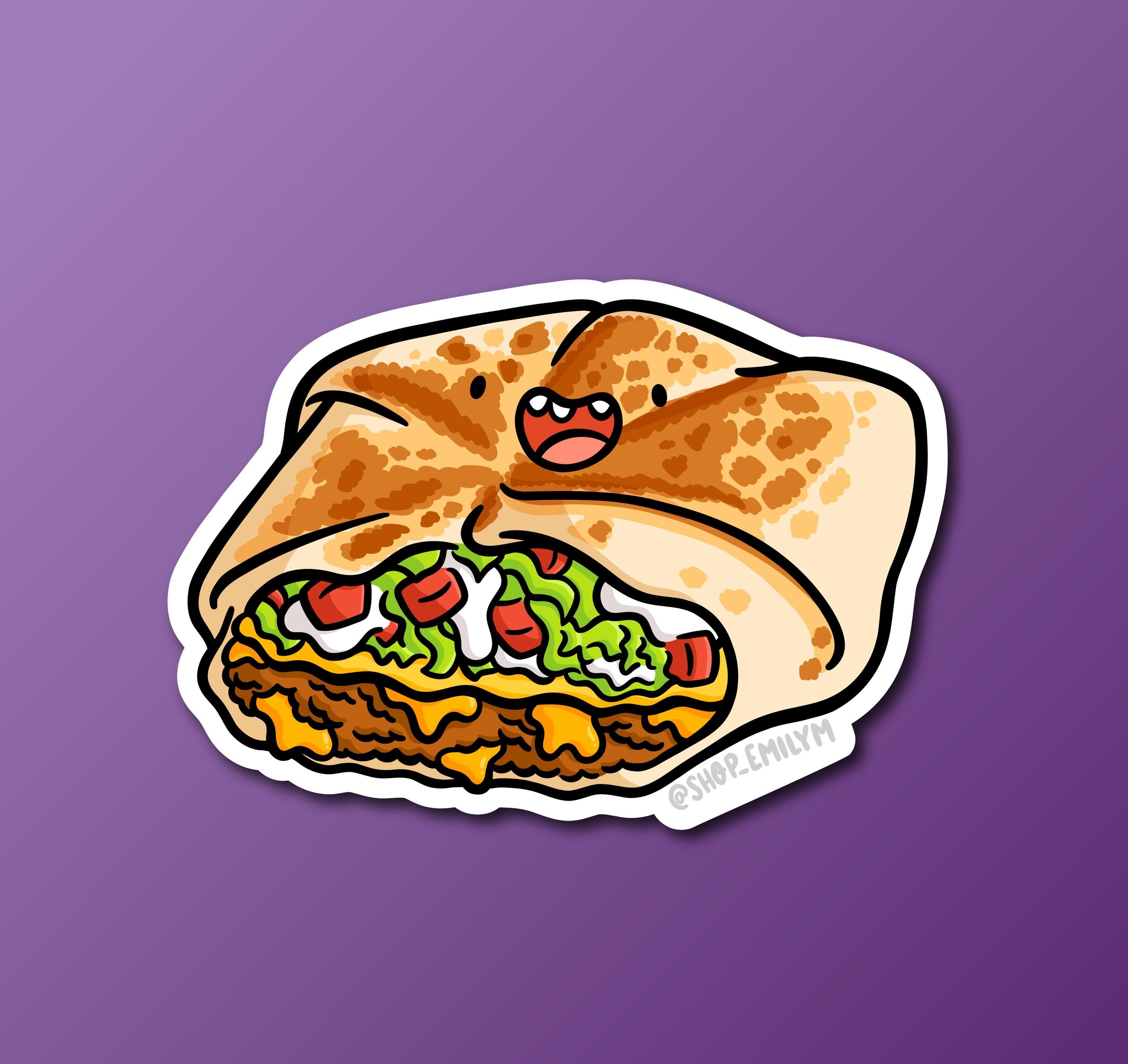 Crunchy Taco Wrap Magnet