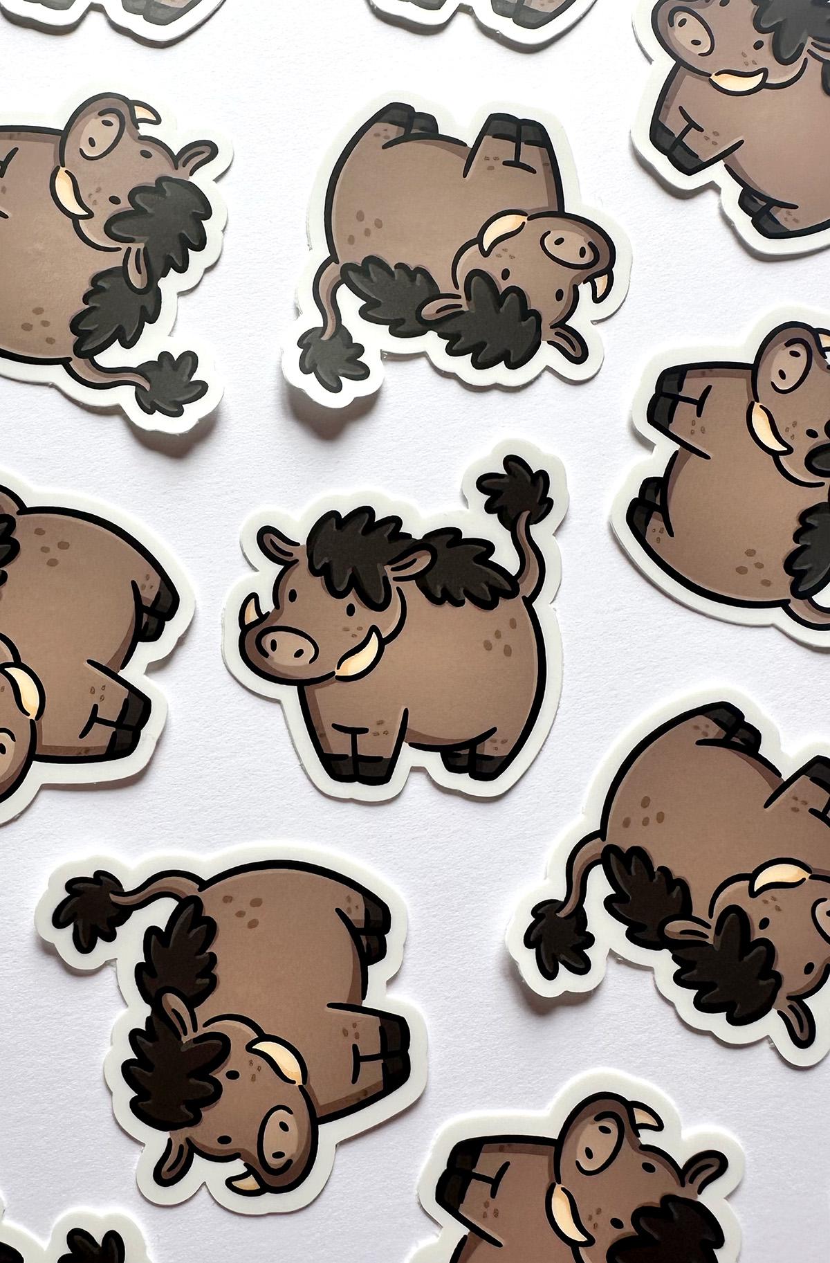 Warthog Mini Sticker