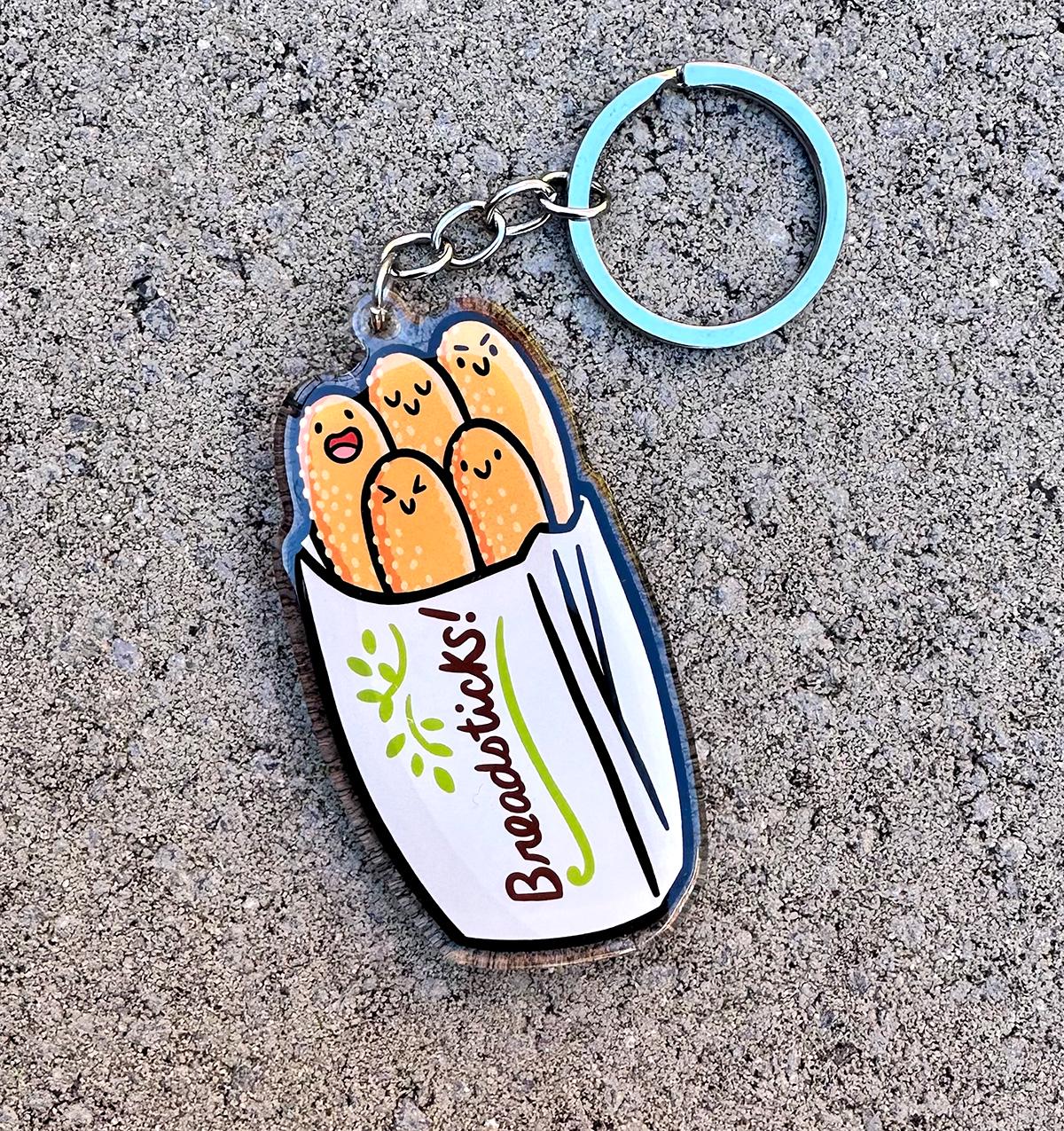 Unlimited Breadsticks Keychain