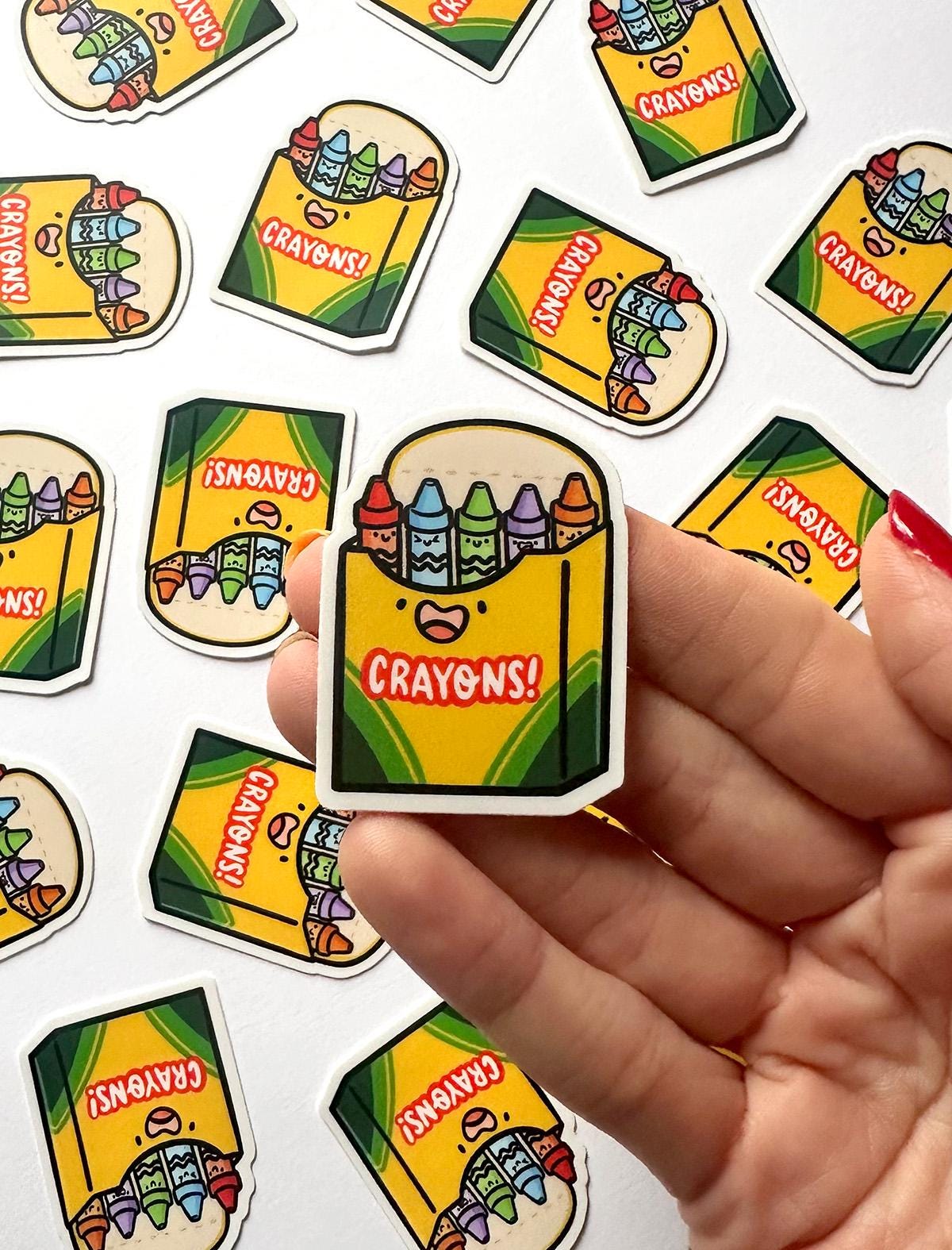 Crayons Mini Sticker
