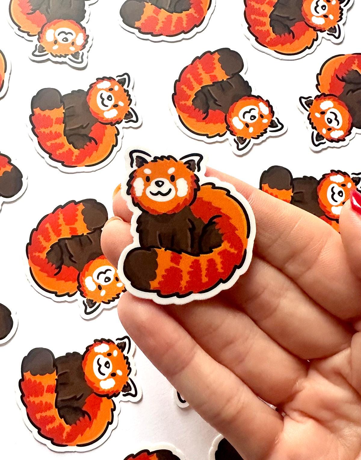 Red Panda Mini Sticker