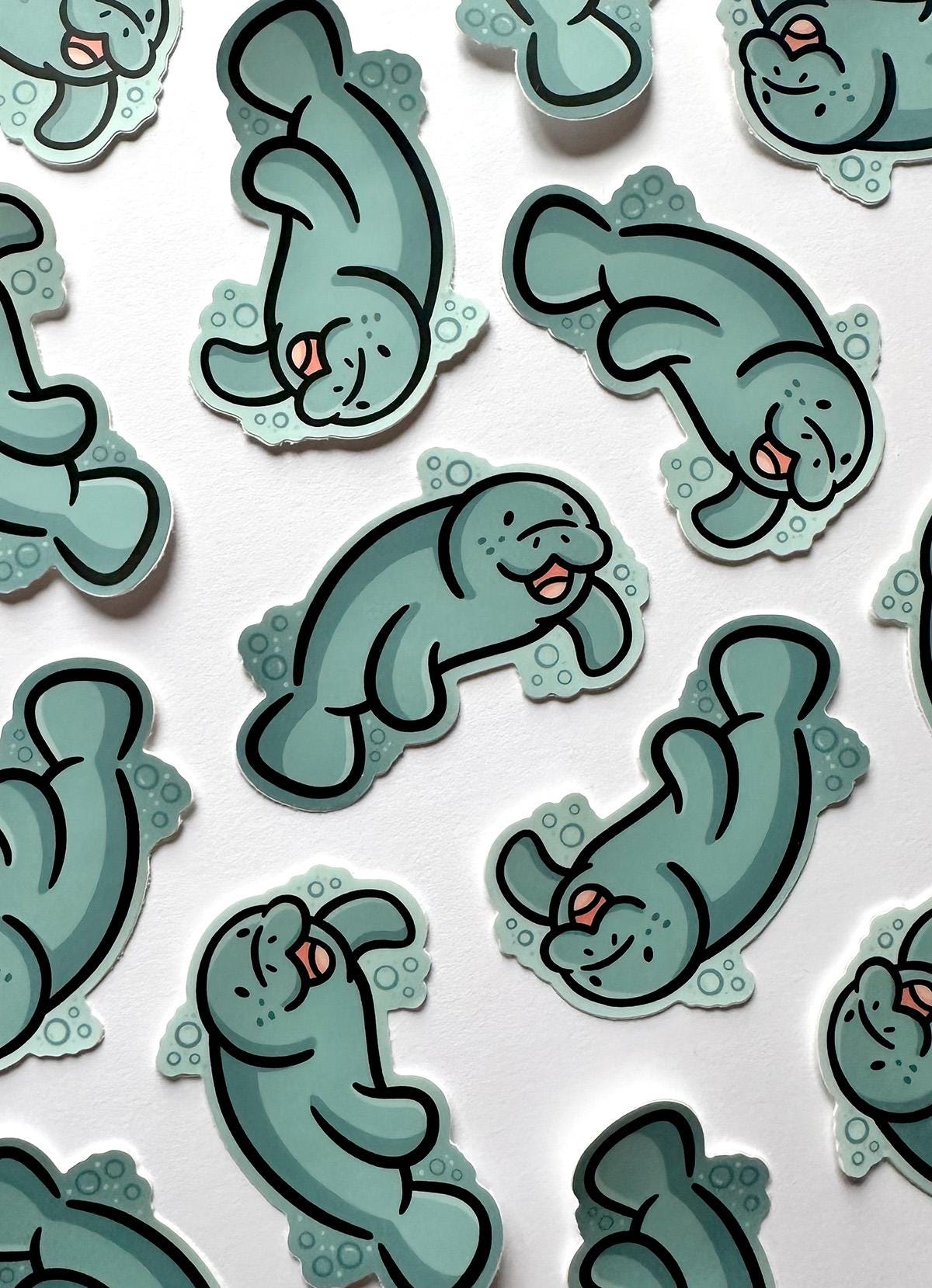 Manatee Mini Sticker