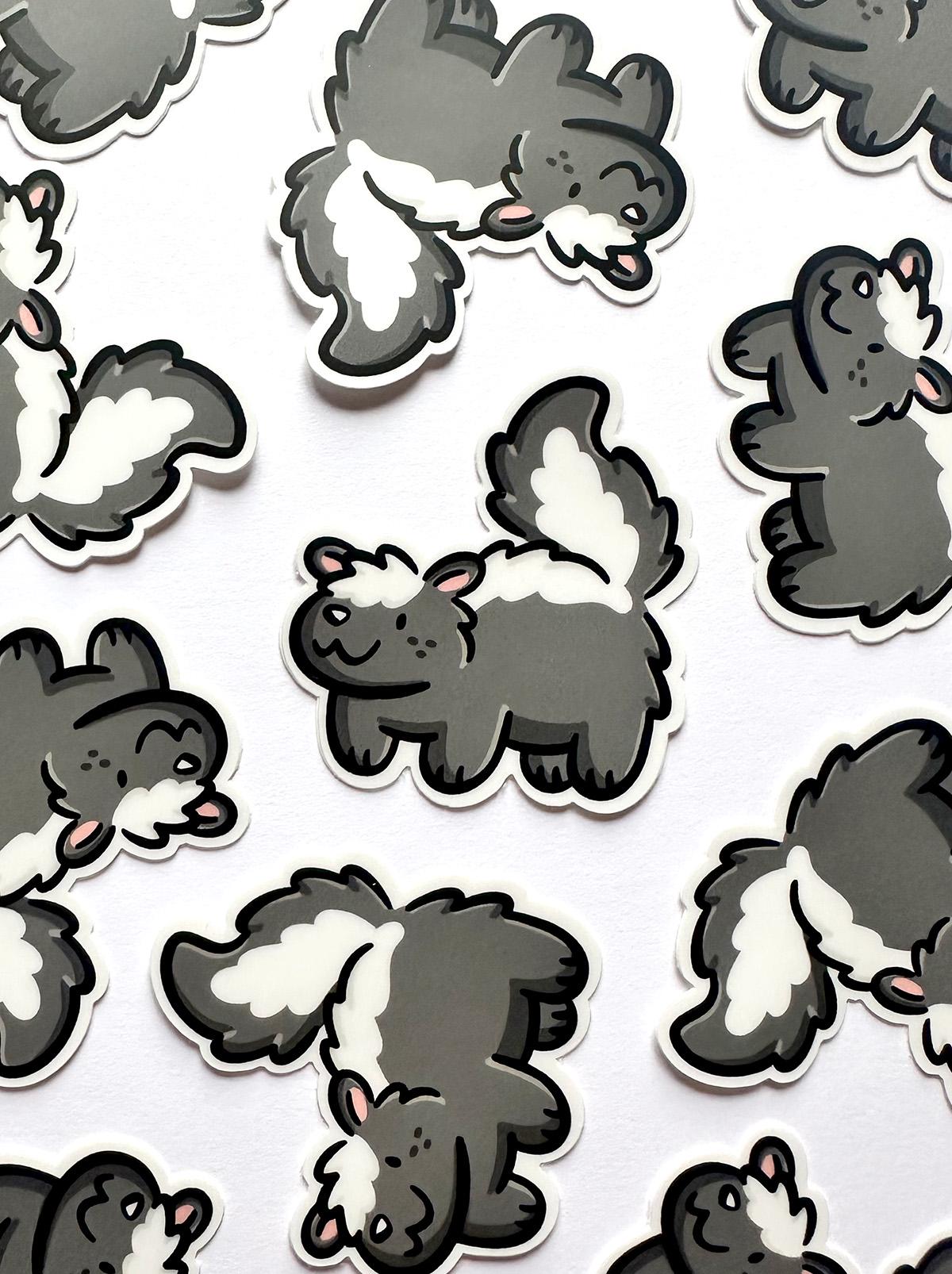 Skunk Mini Sticker