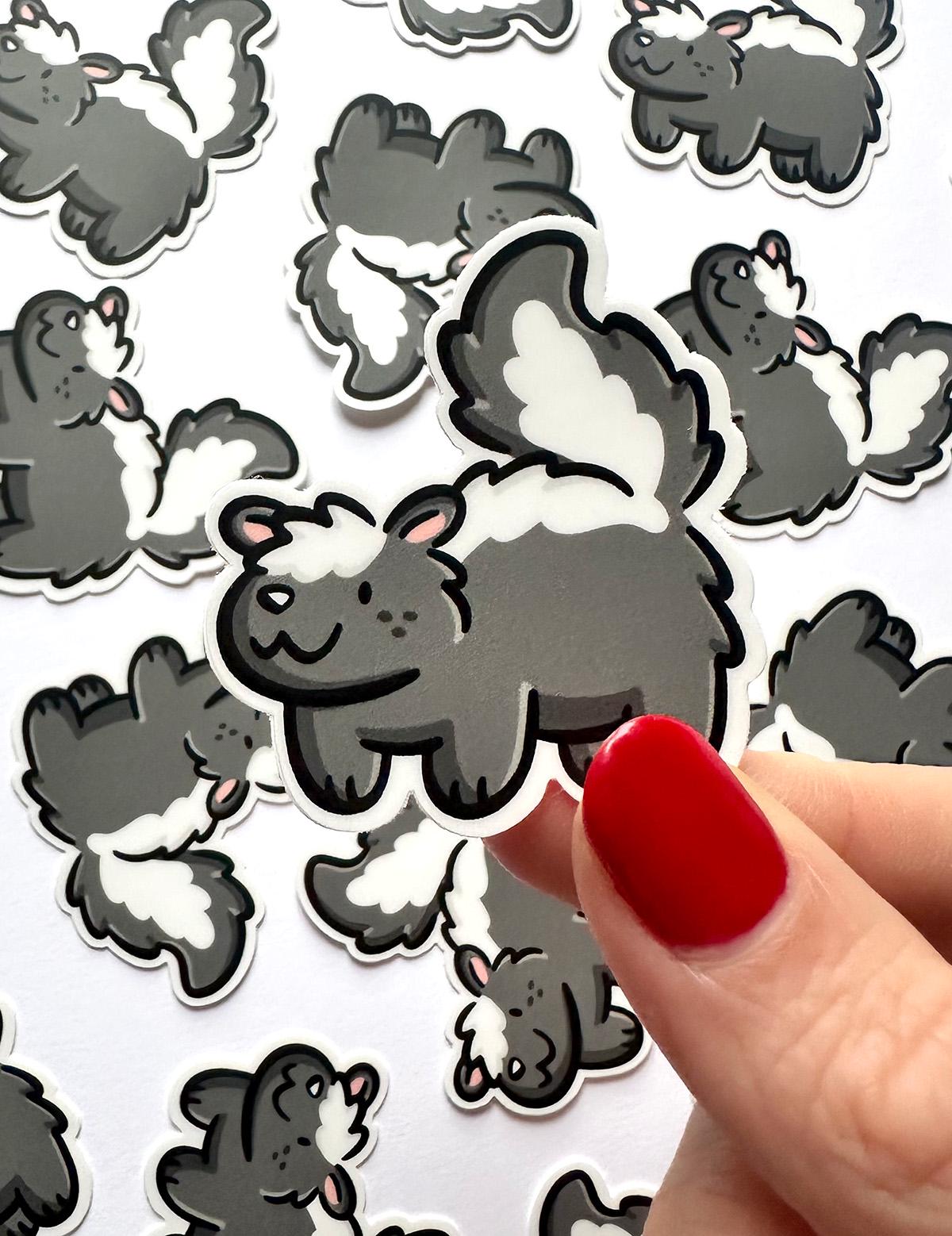 Skunk Mini Sticker