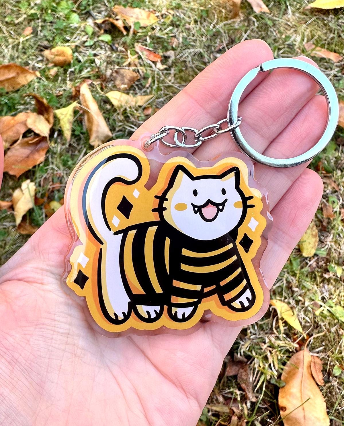 Yinzer Kitty Keychain