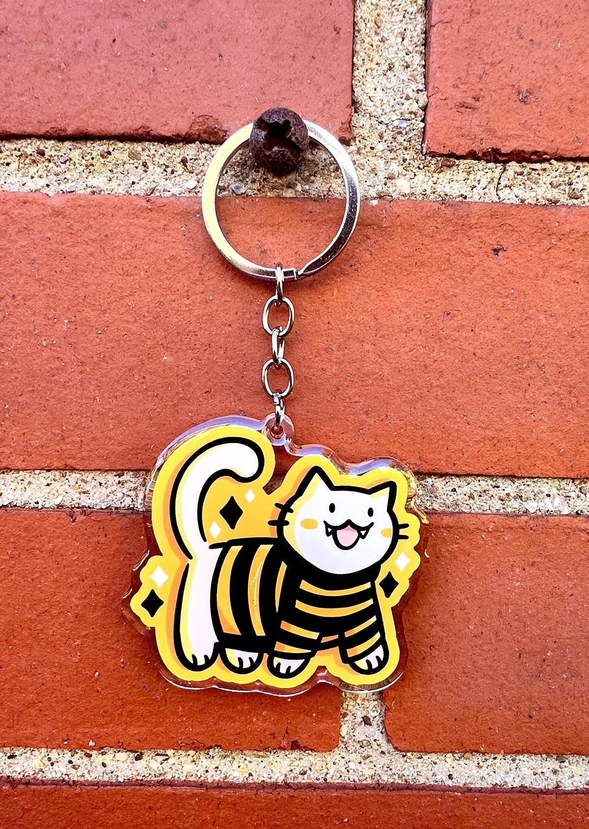 Yinzer Kitty Keychain