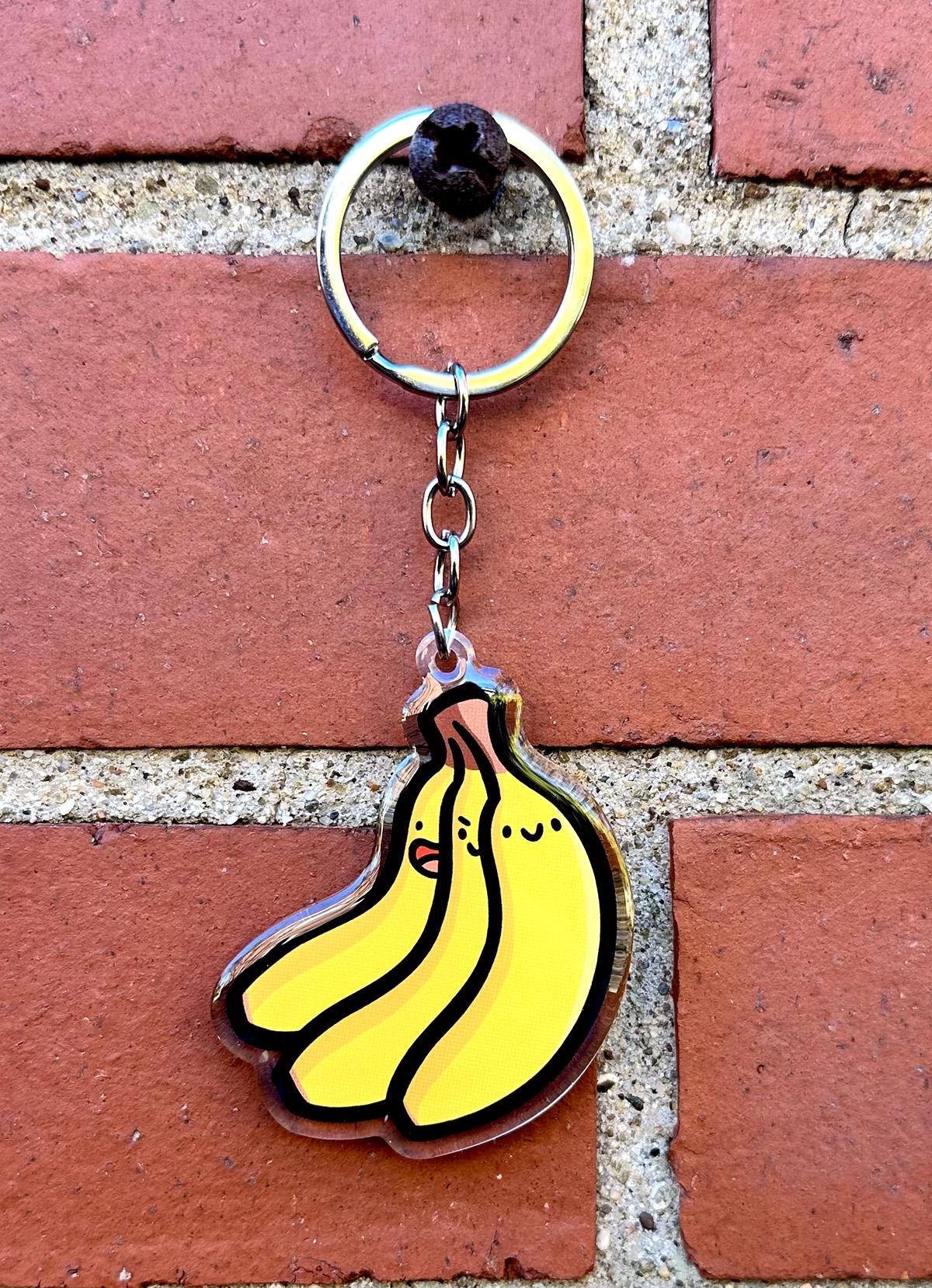 Bananas Keychain