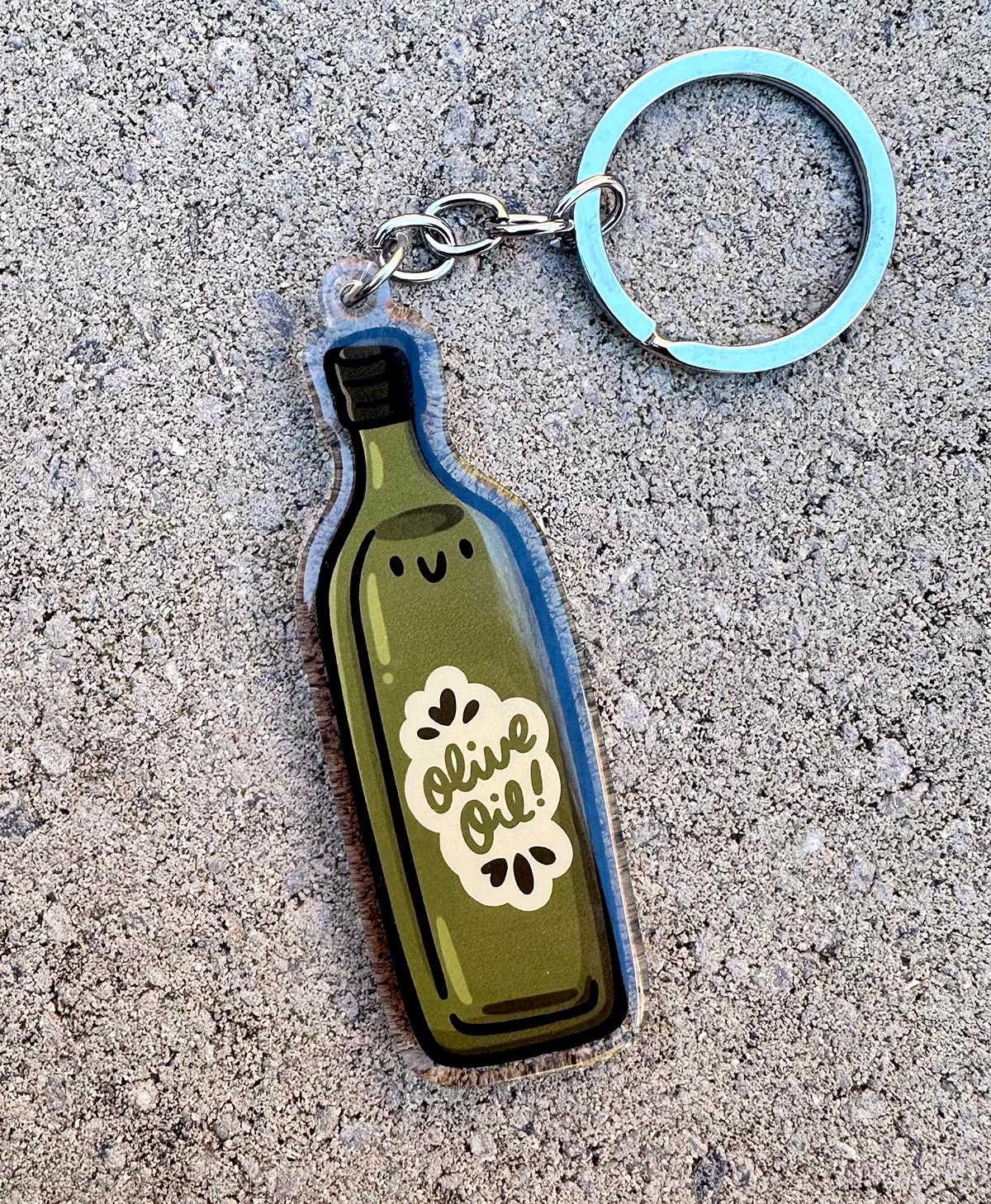 Olive Oil Keychain