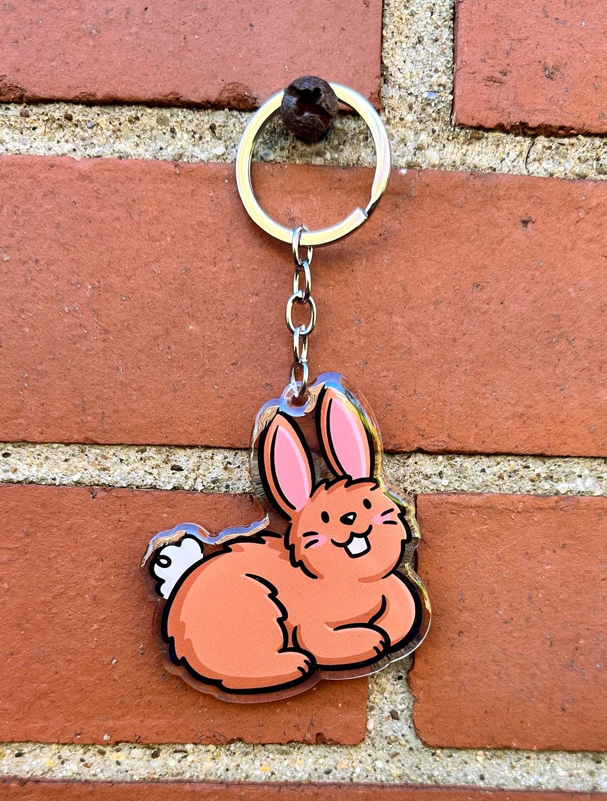 Bunny Keychain (Brown)