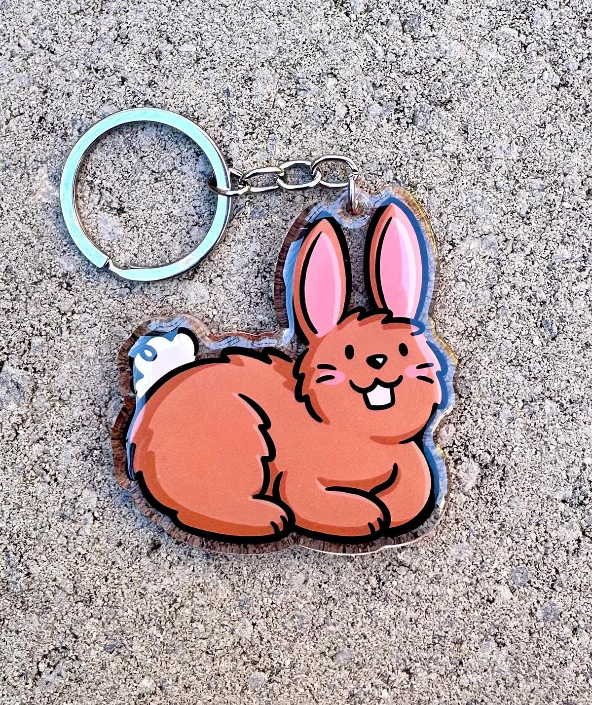 Bunny Keychain (Brown)