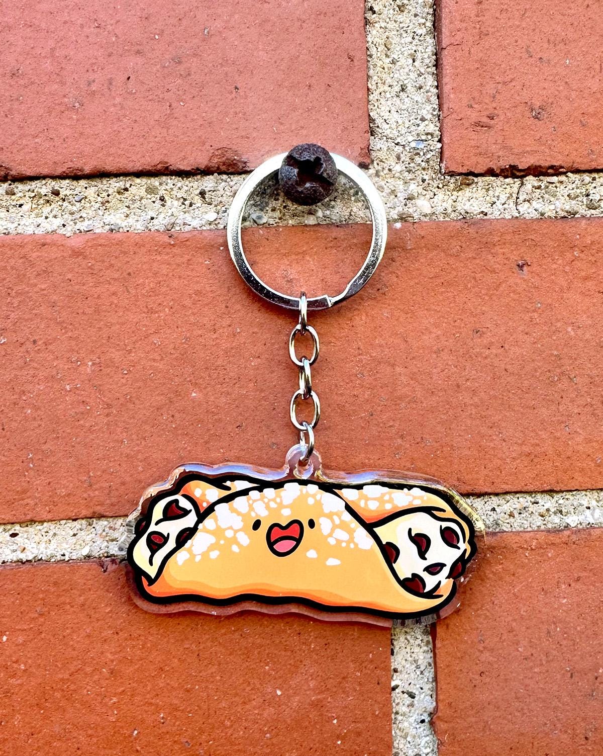 Cannoli Keychain