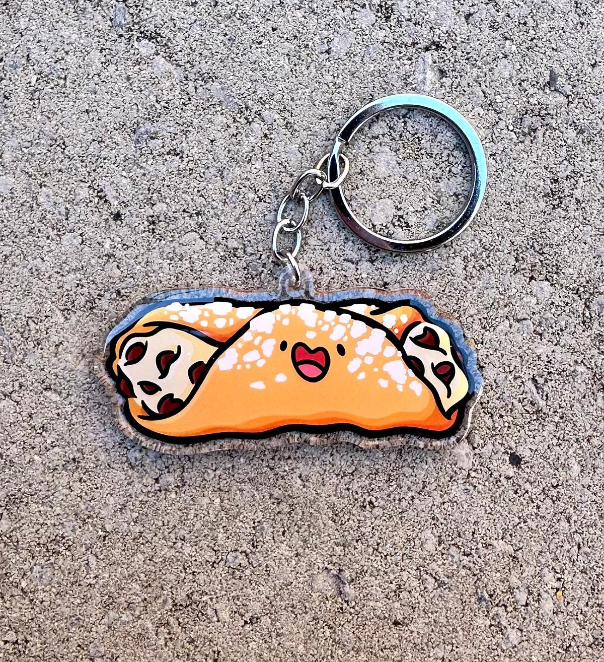 Cannoli Keychain