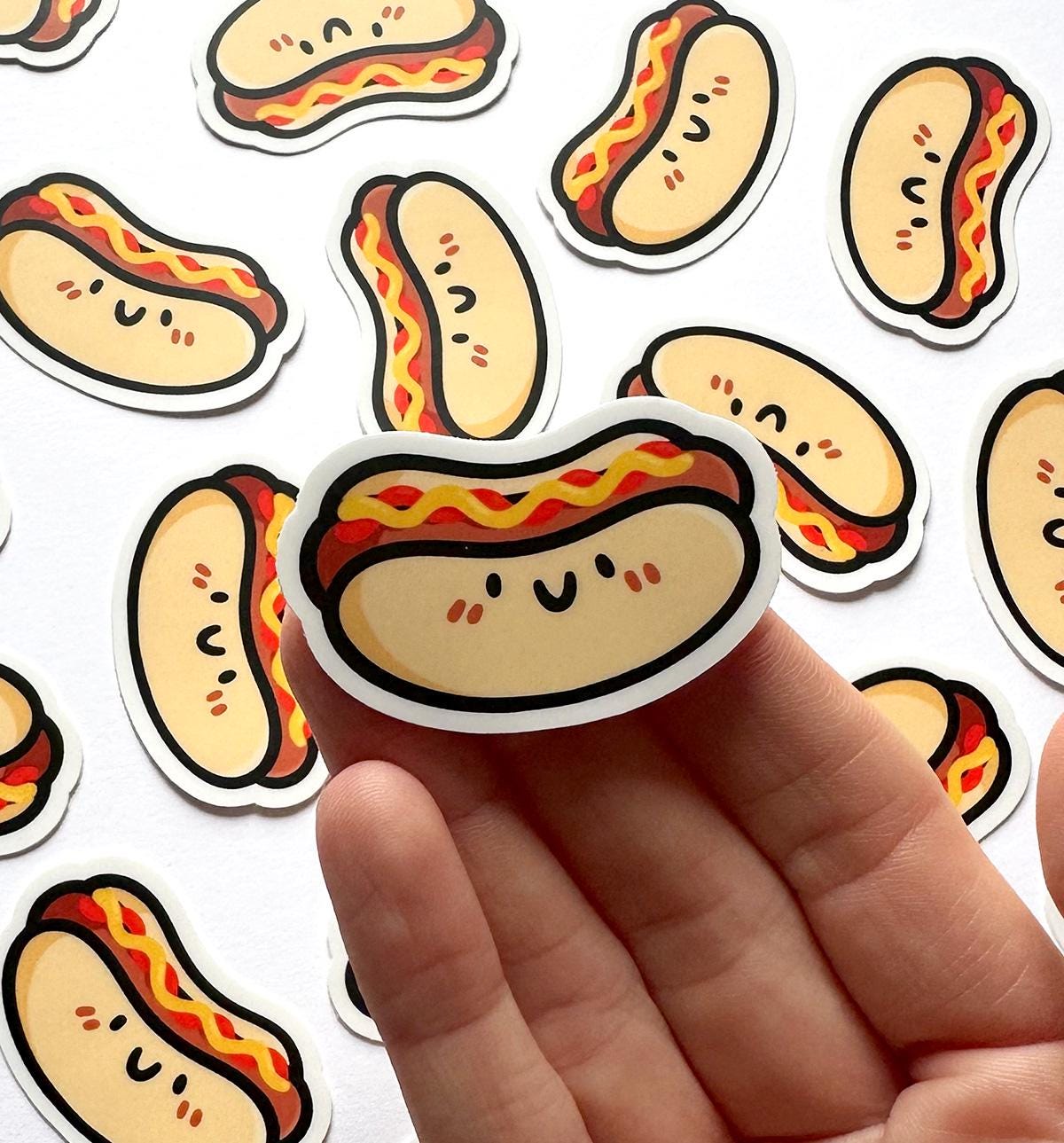Hot Dog Mini Sticker