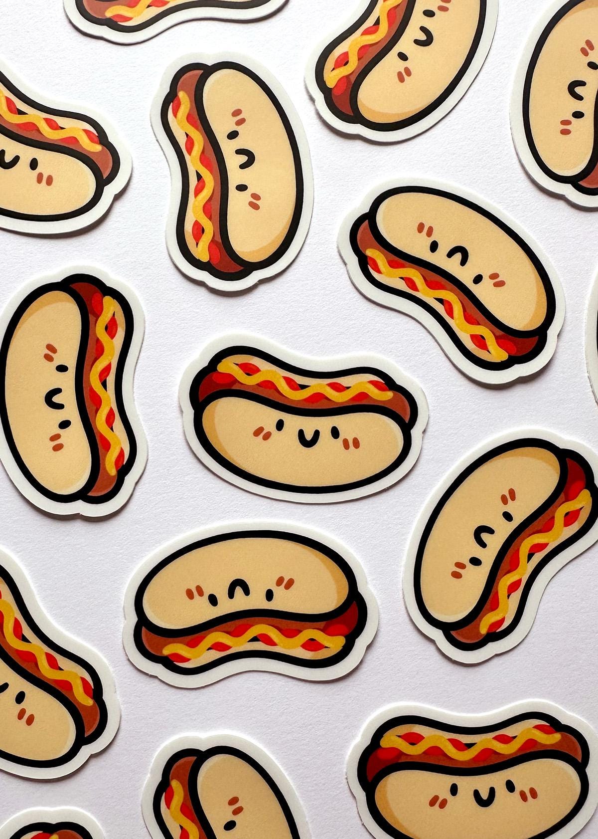 Hot Dog Mini Sticker