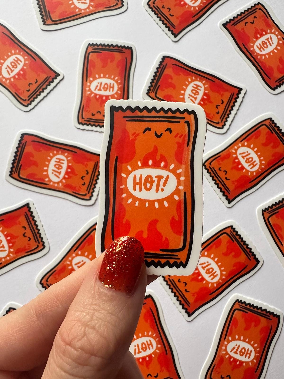 Taco Sauce Mini Sticker (Hot)