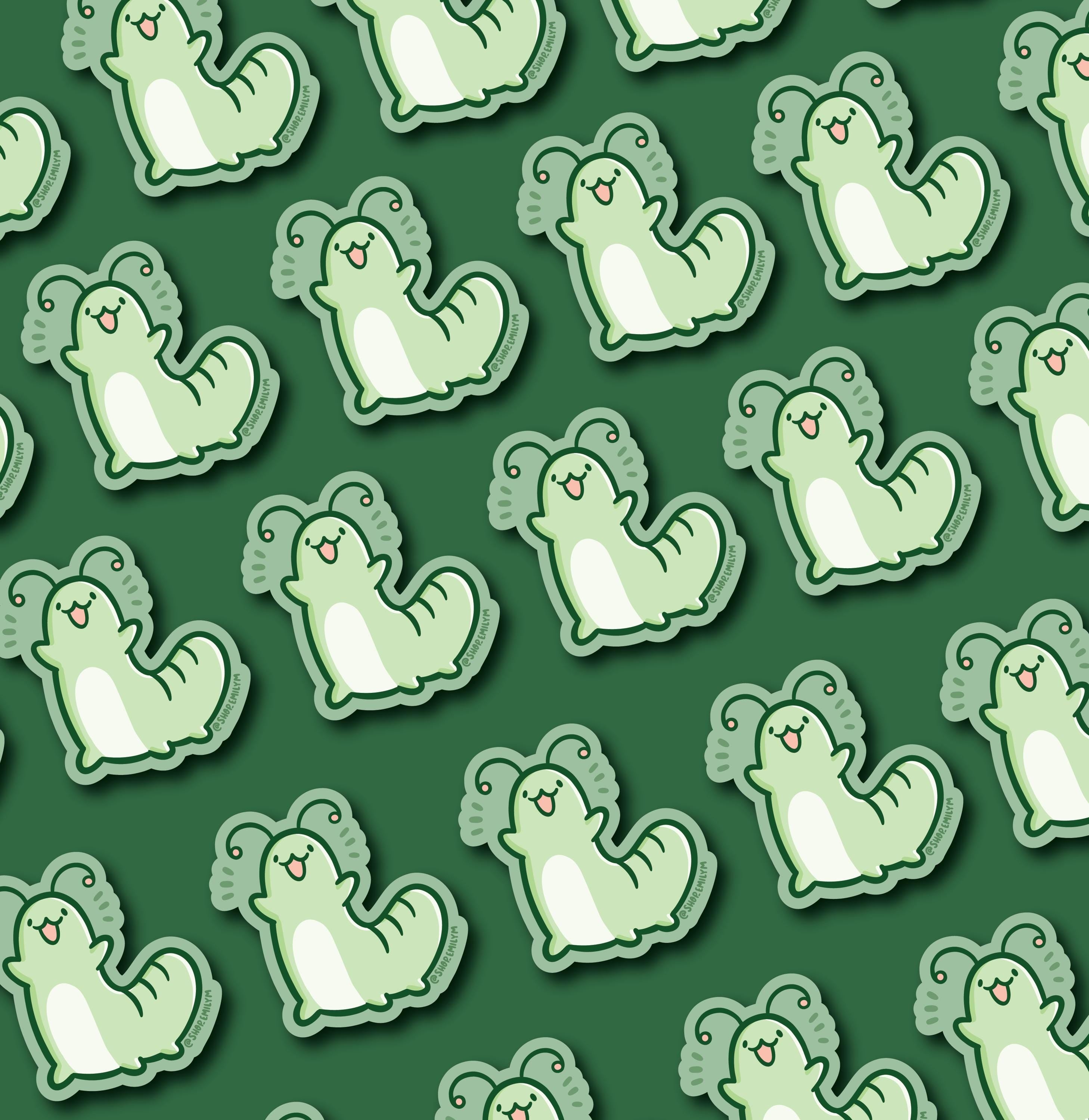 Caterpillar Sticker