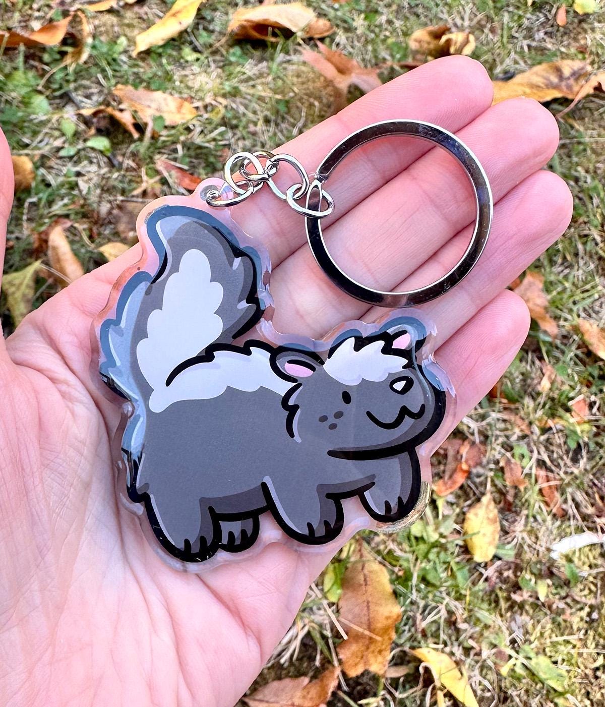 Skunk Keychain