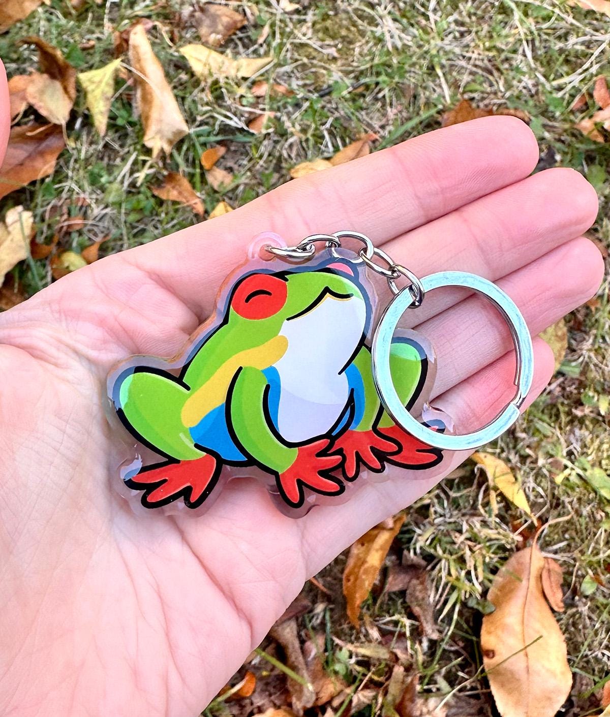 Tree Frog Keychain