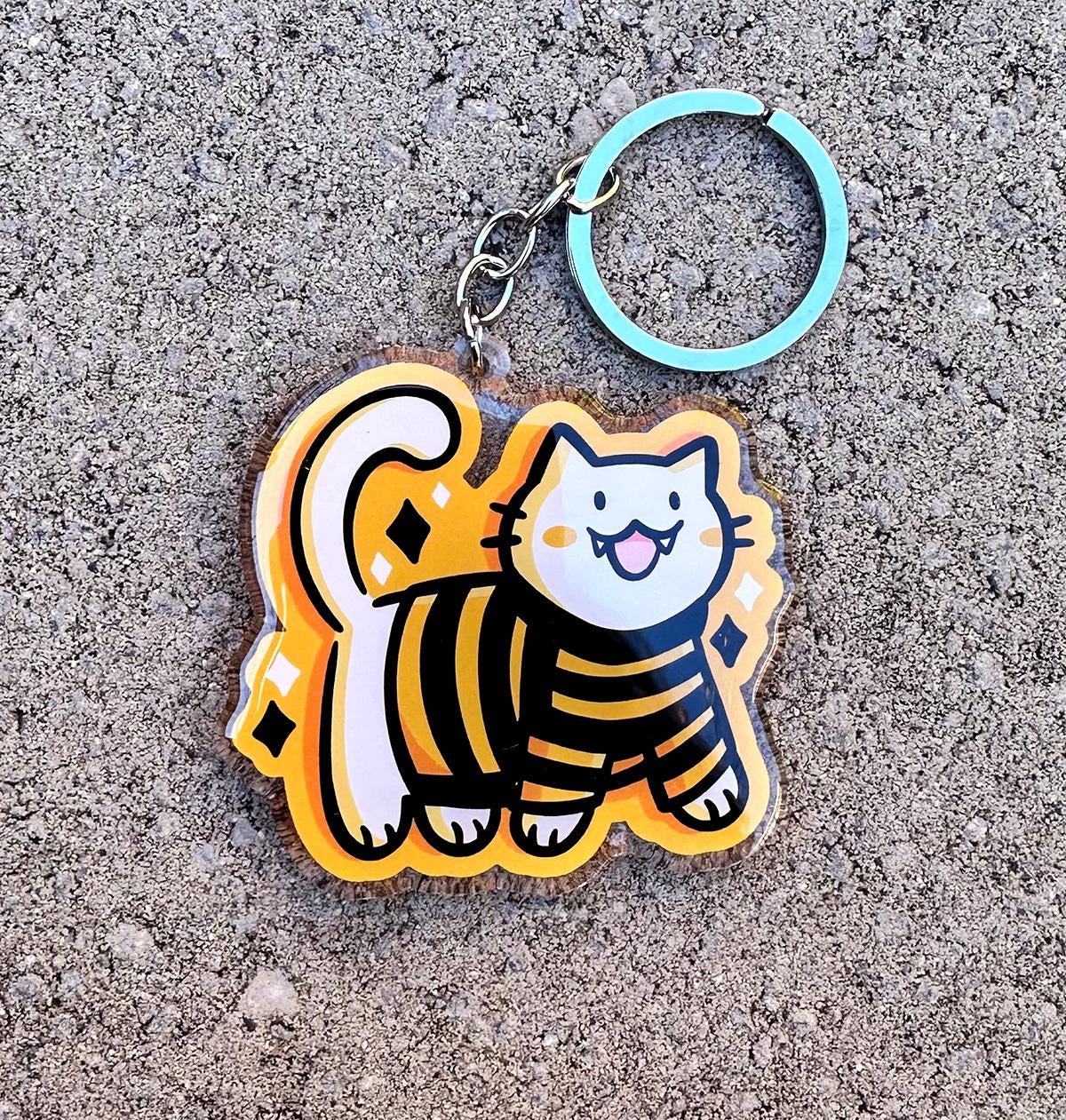 Yinzer Kitty Keychain
