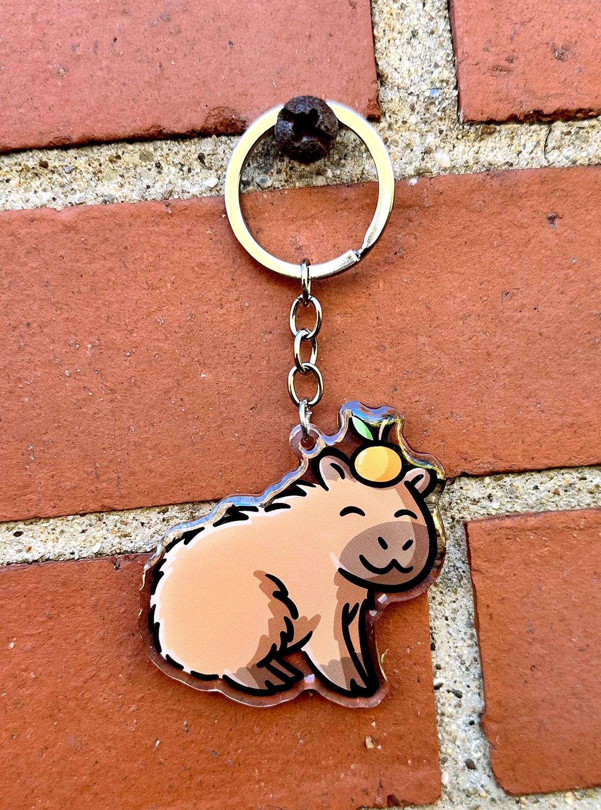 Capybara Keychain