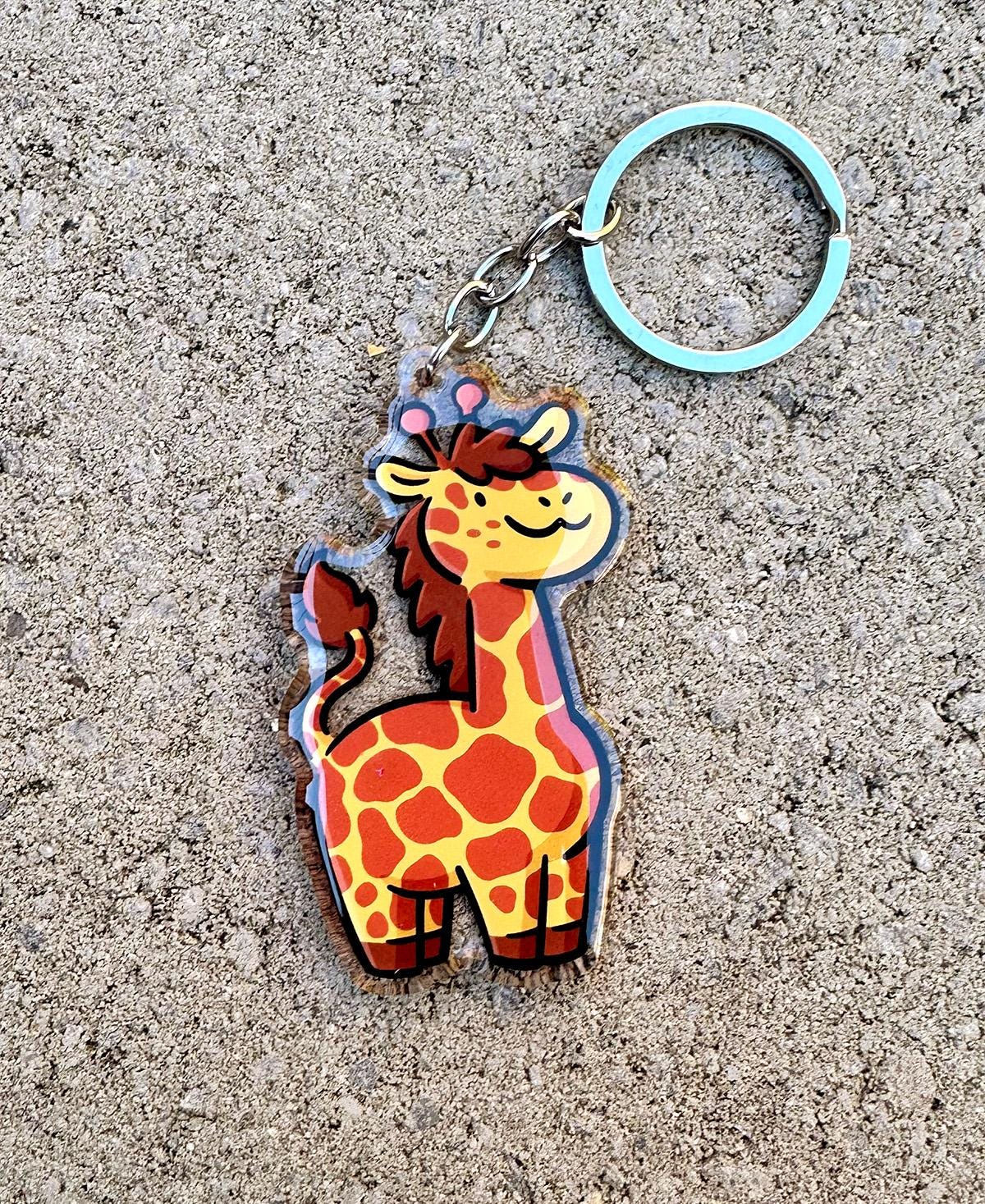 Giraffe Keychain