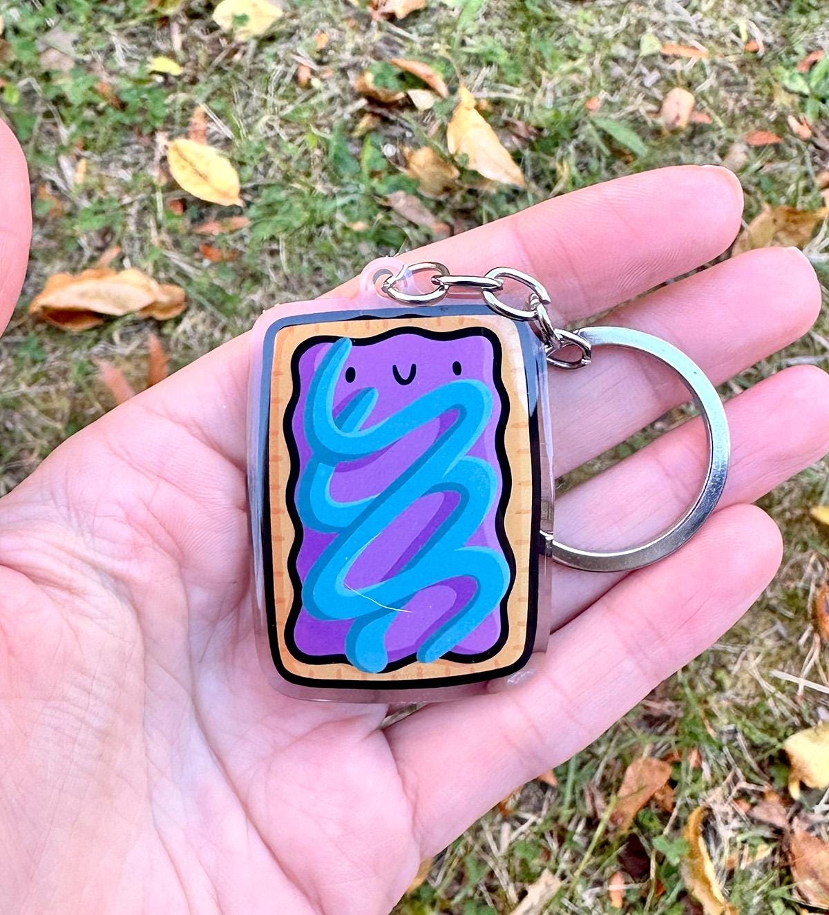 Wildberry Toaster Pastry Keychain