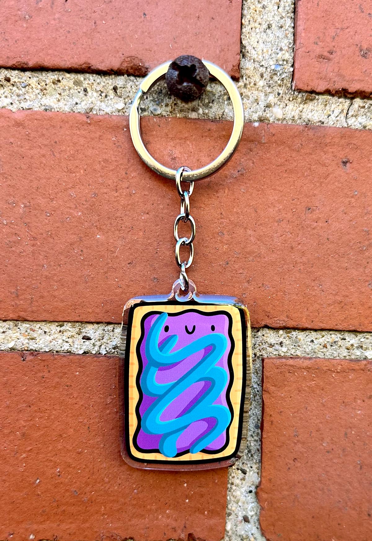 Wildberry Toaster Pastry Keychain