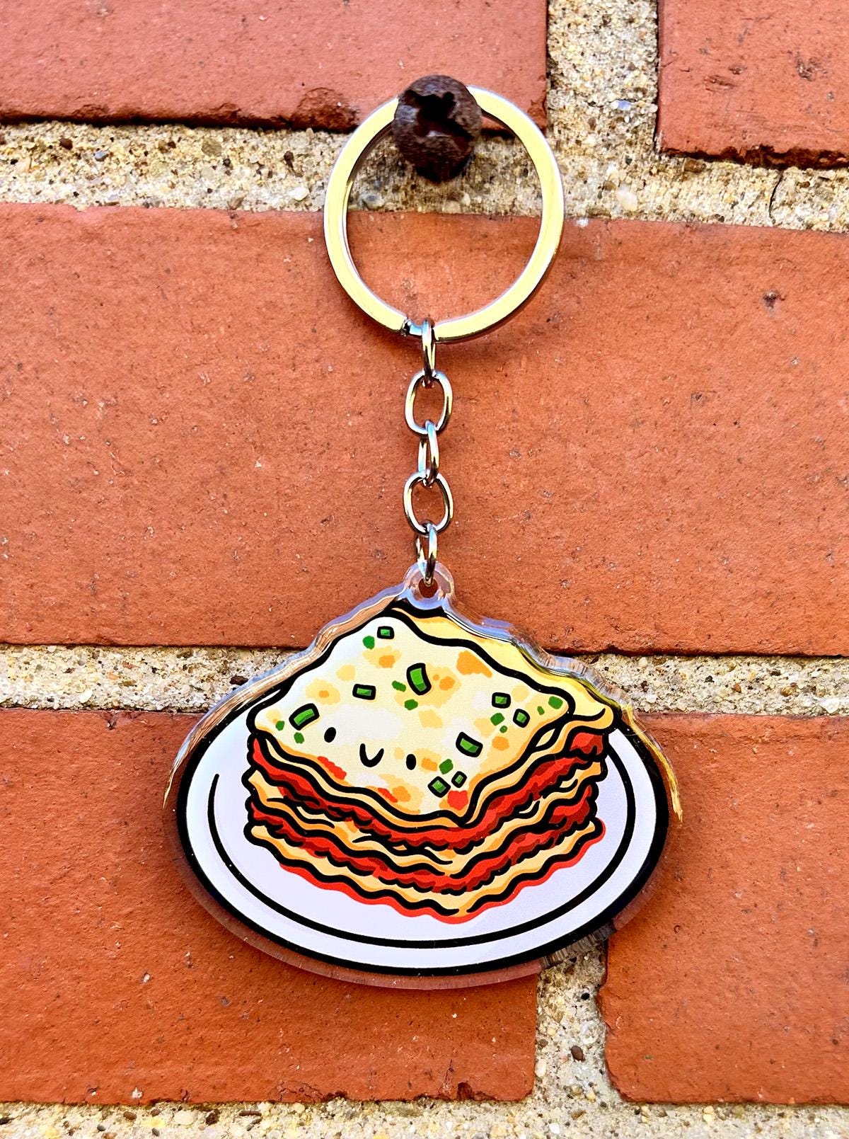 Lasagna Keychain