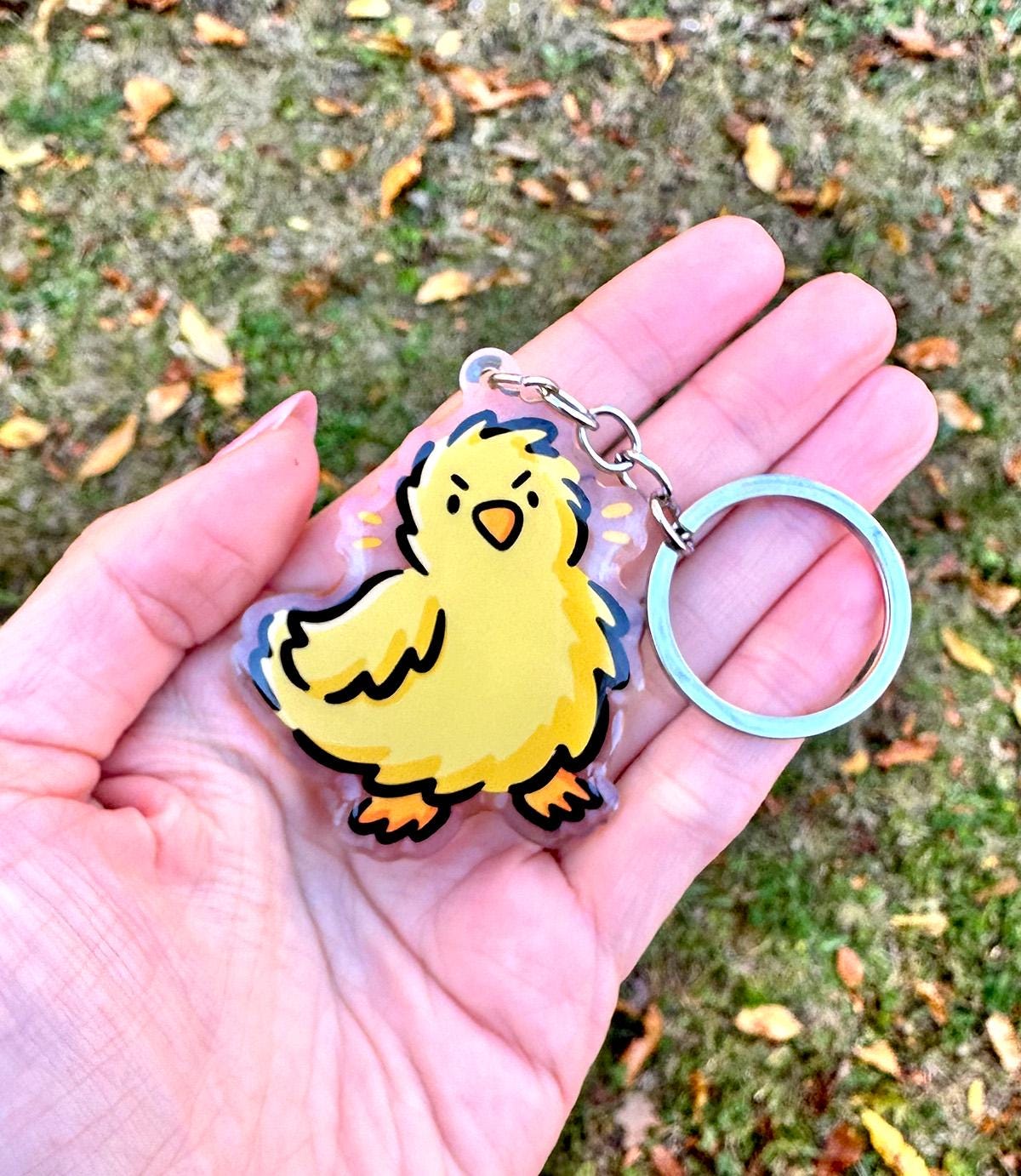Chick Keychain