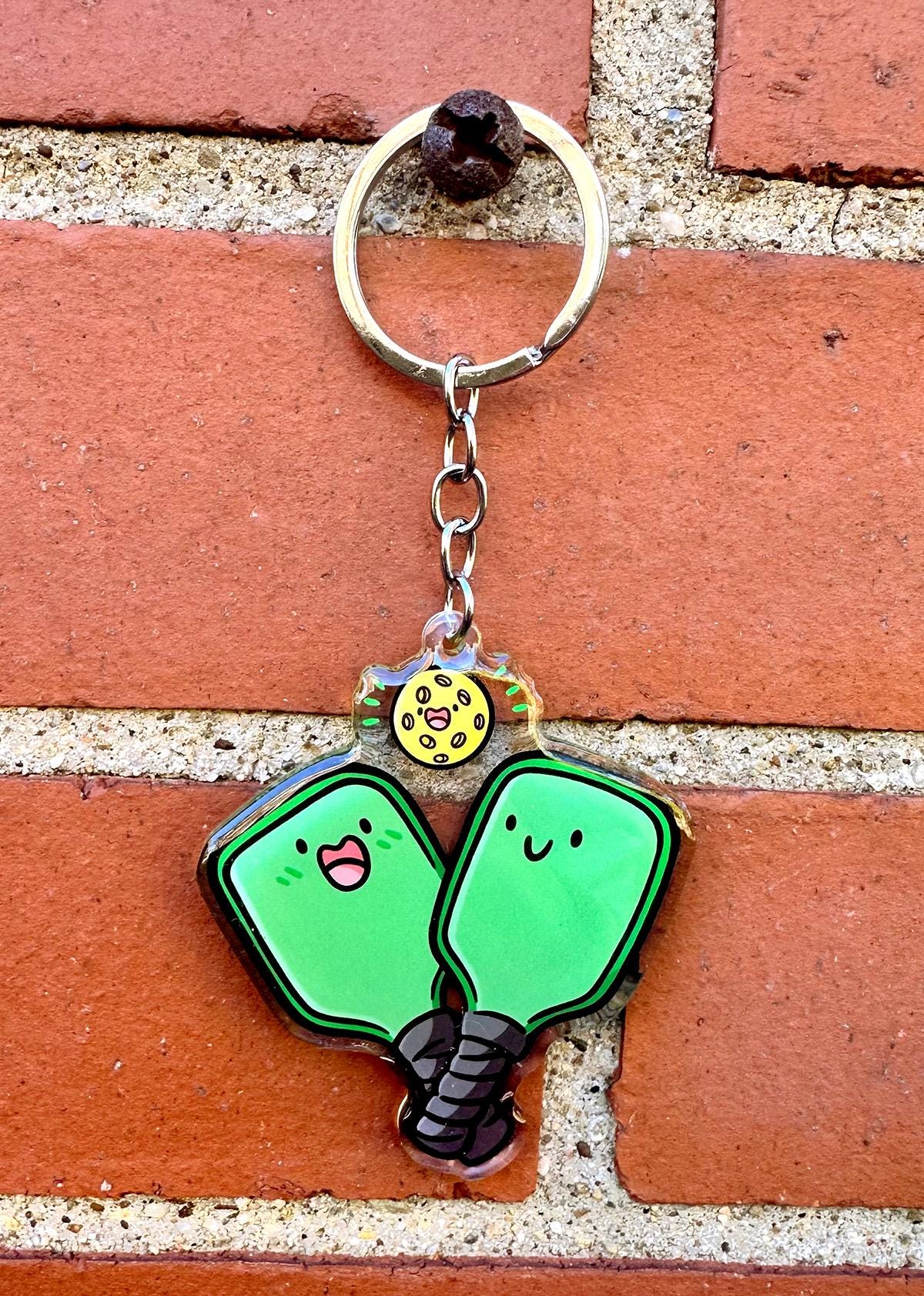 Pickleball Keychain