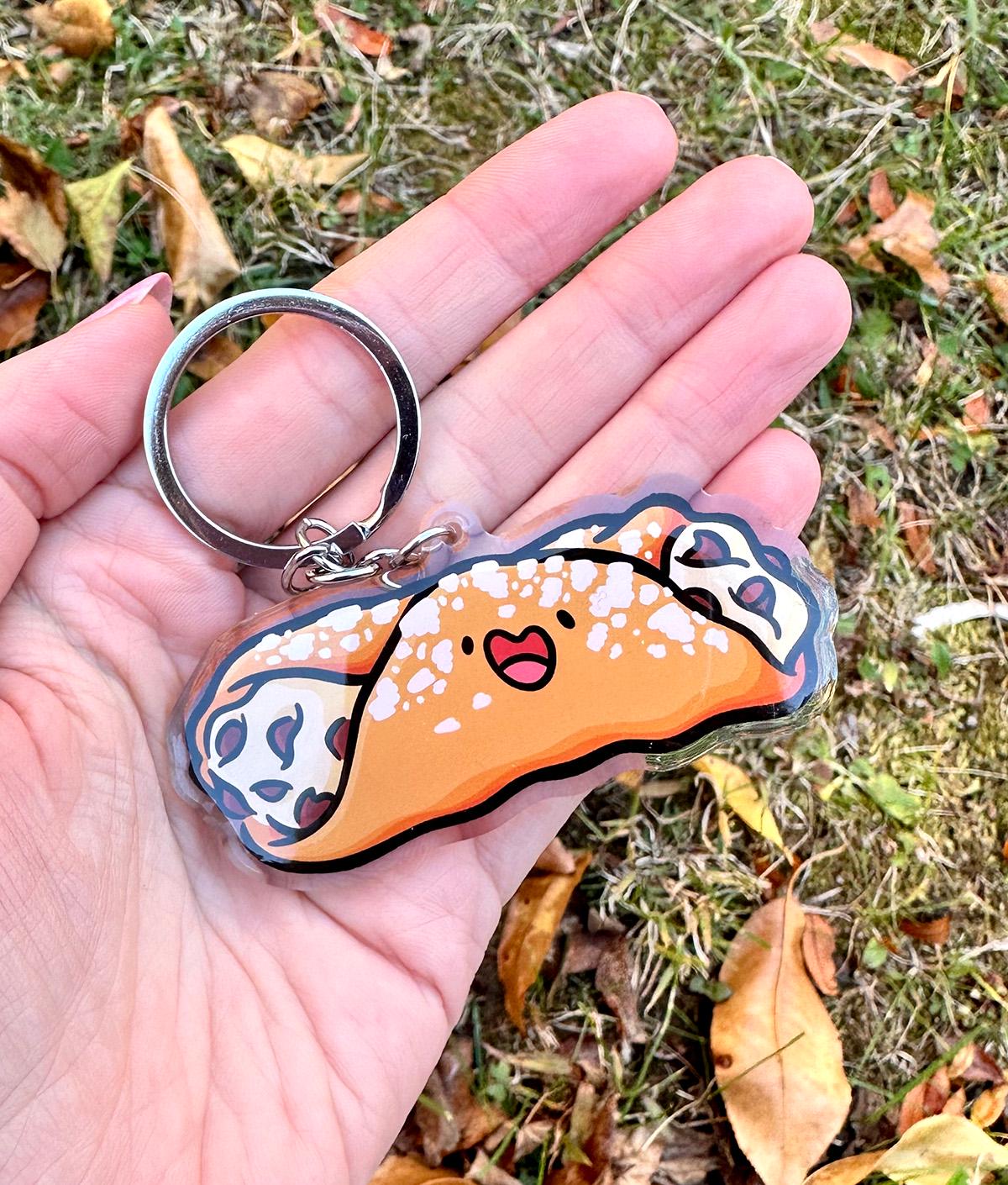 Cannoli Keychain