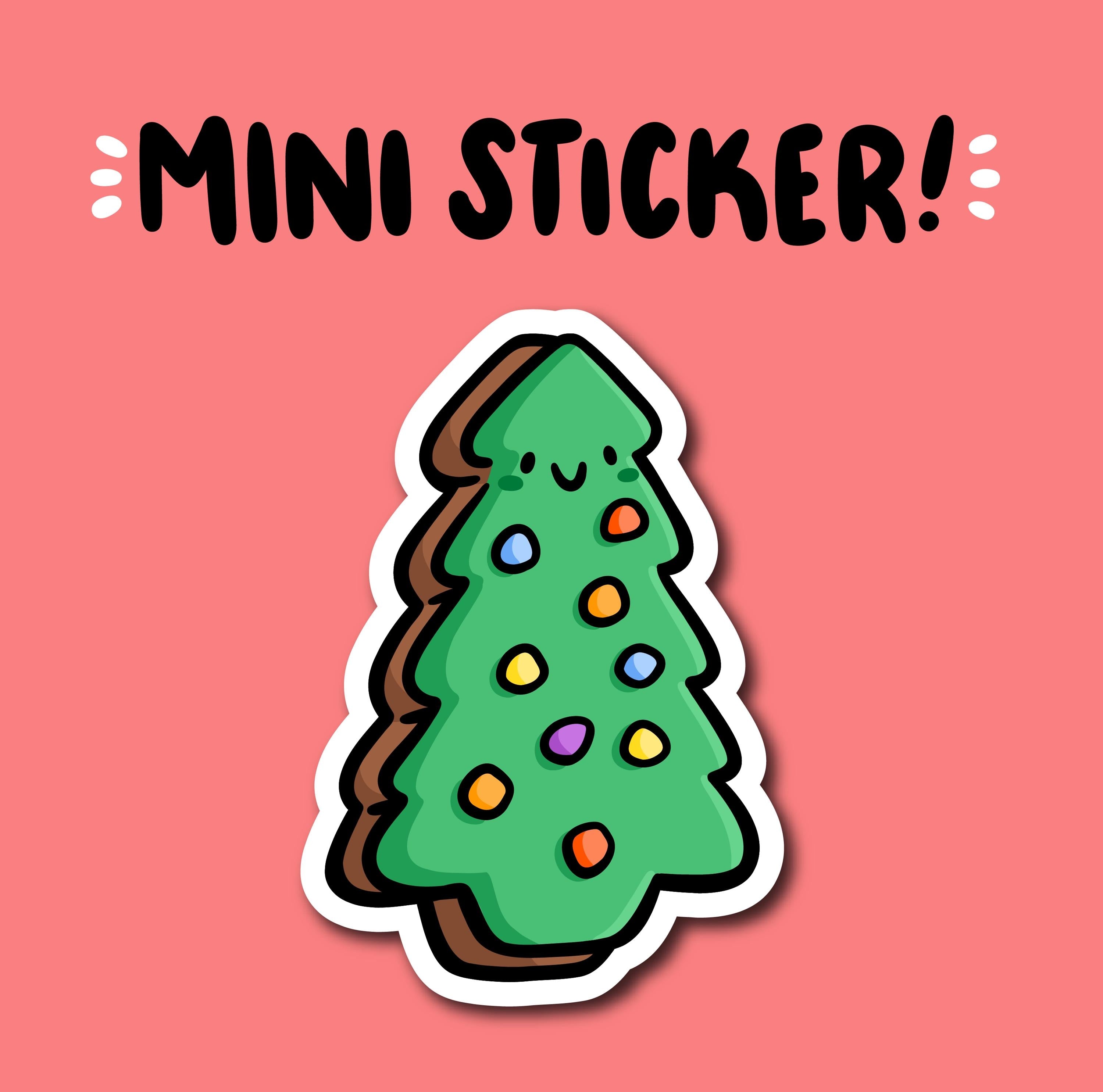 Christmas Tree Brownie Mini Sticker