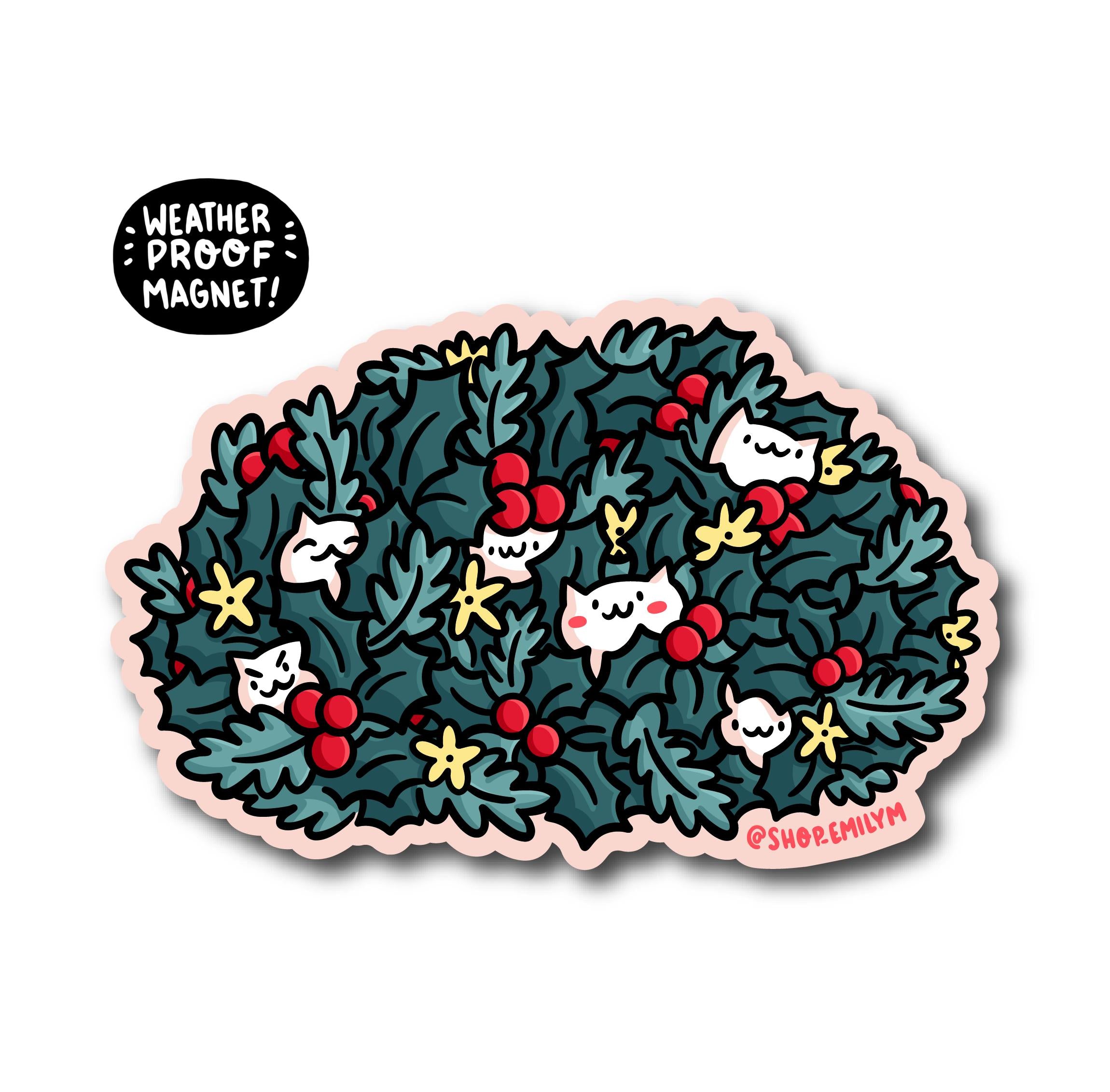 Holly Cats Magnet