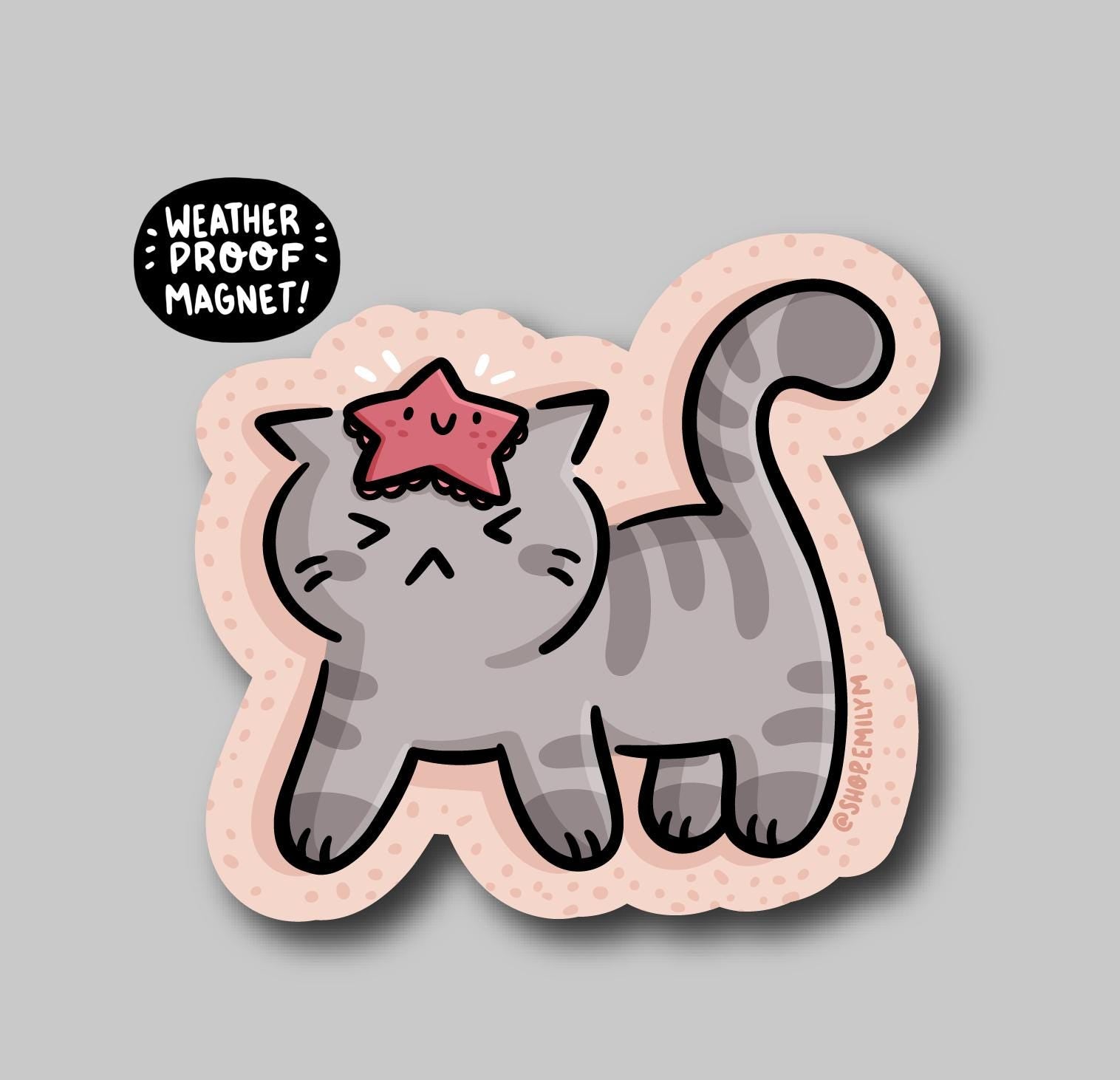 Starfish Cat Magnet