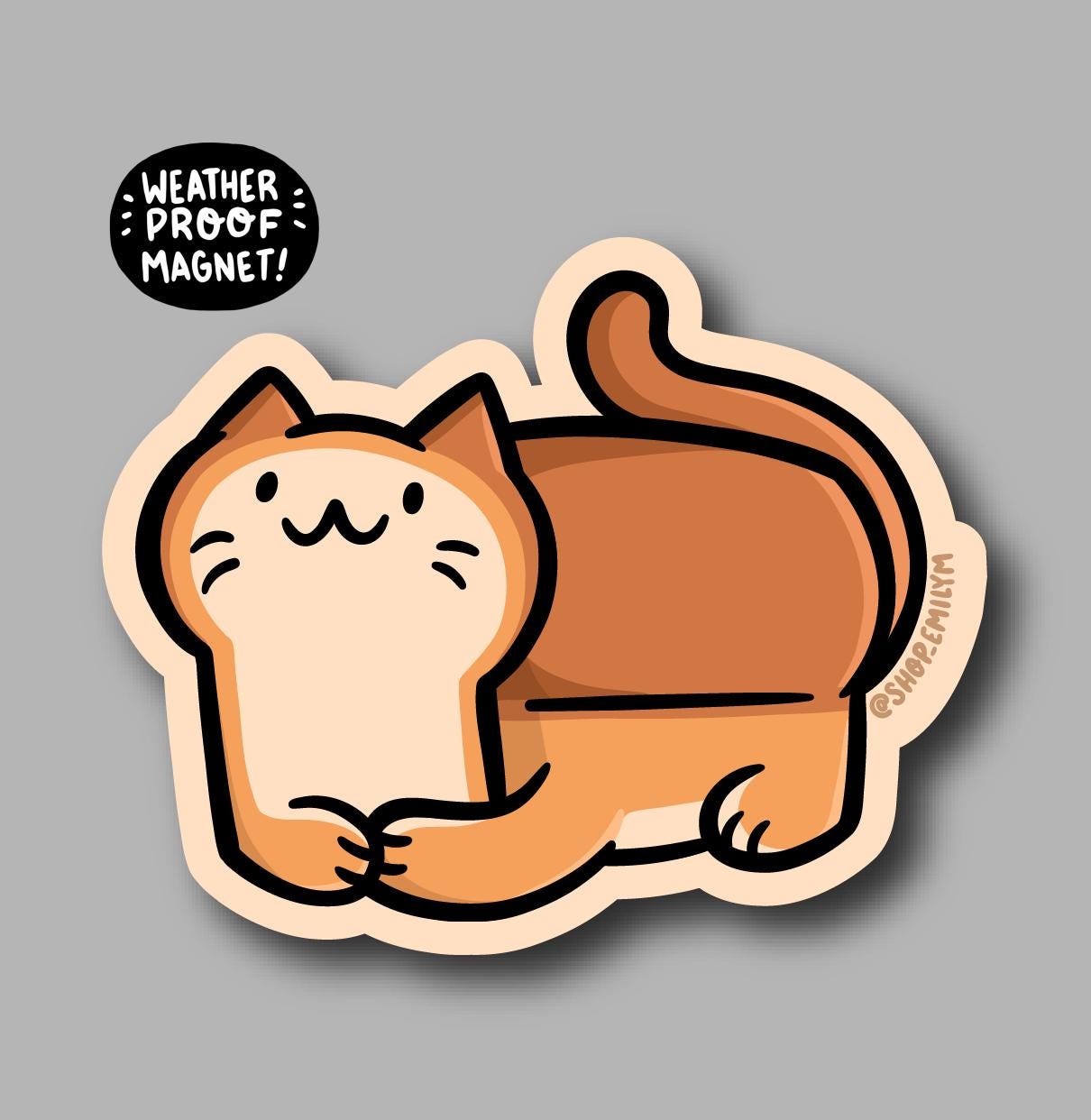 Bread Cat Magnet