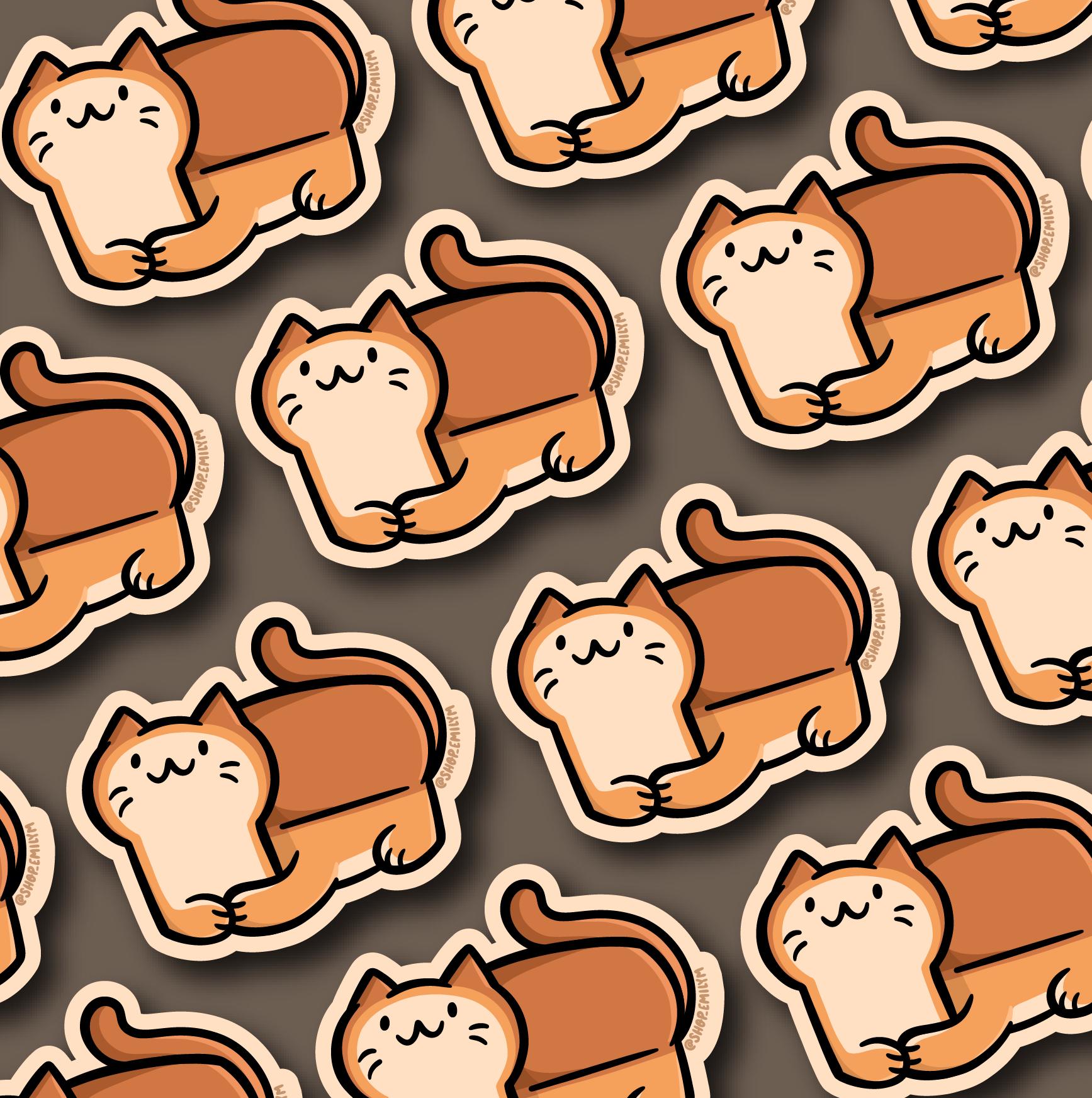 Bread Cat Magnet