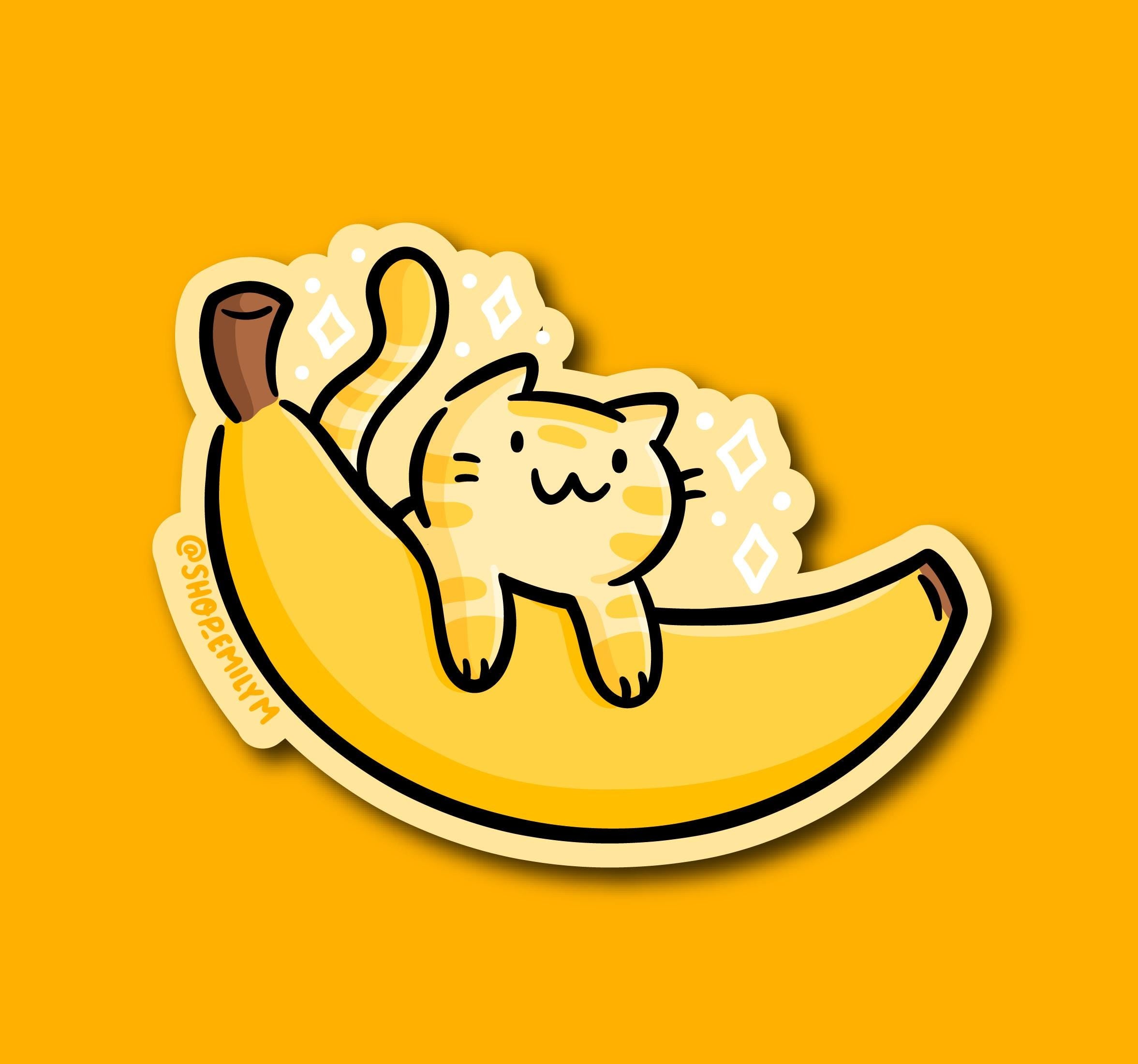 Banana Cat Sticker