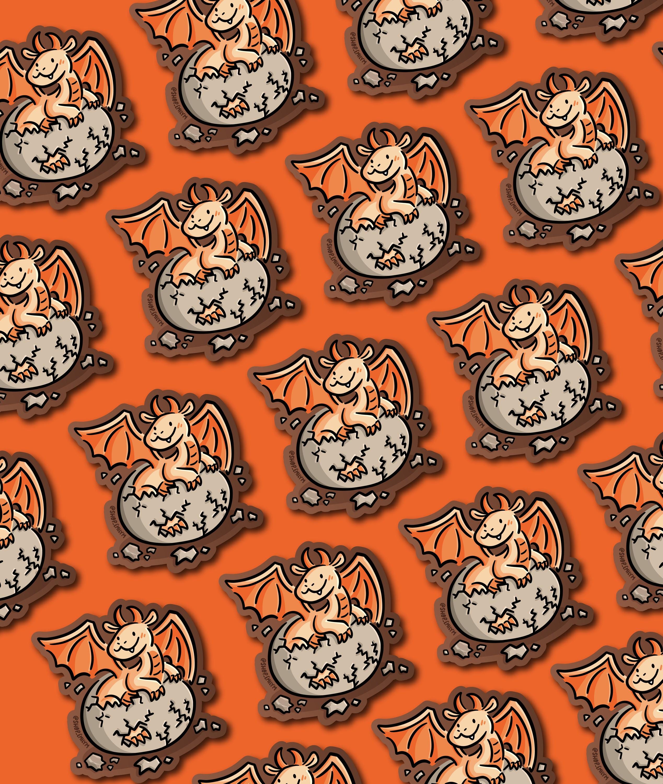 Hatching Dragon Magnet