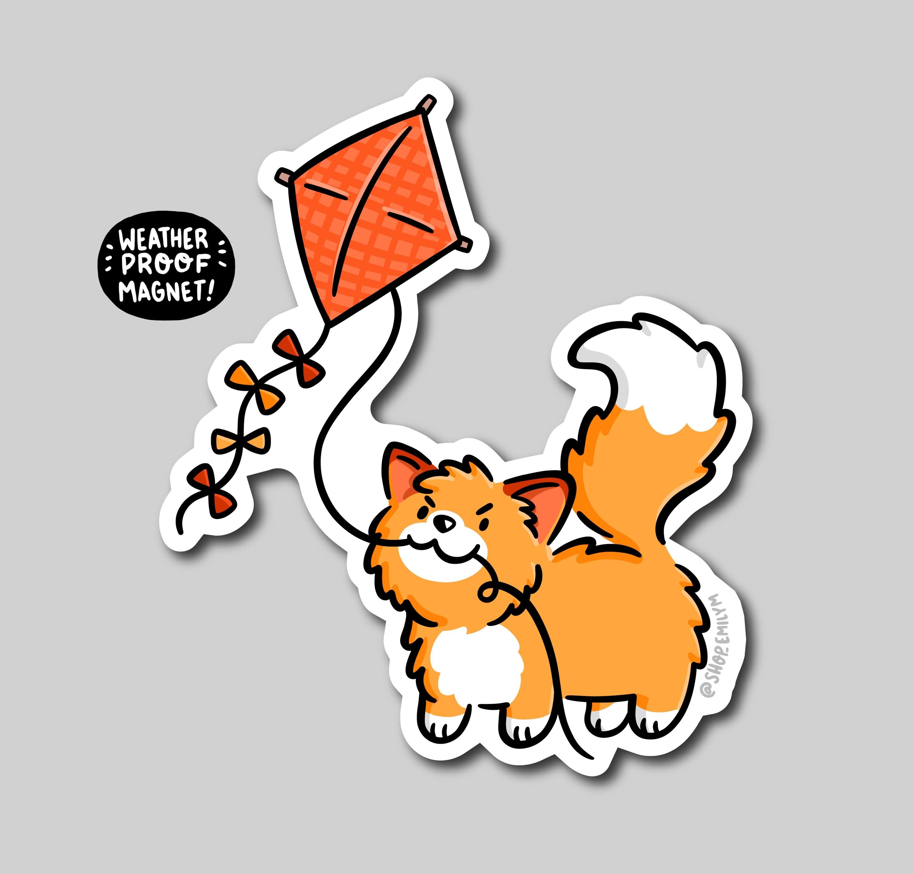Kite Fox Magnet