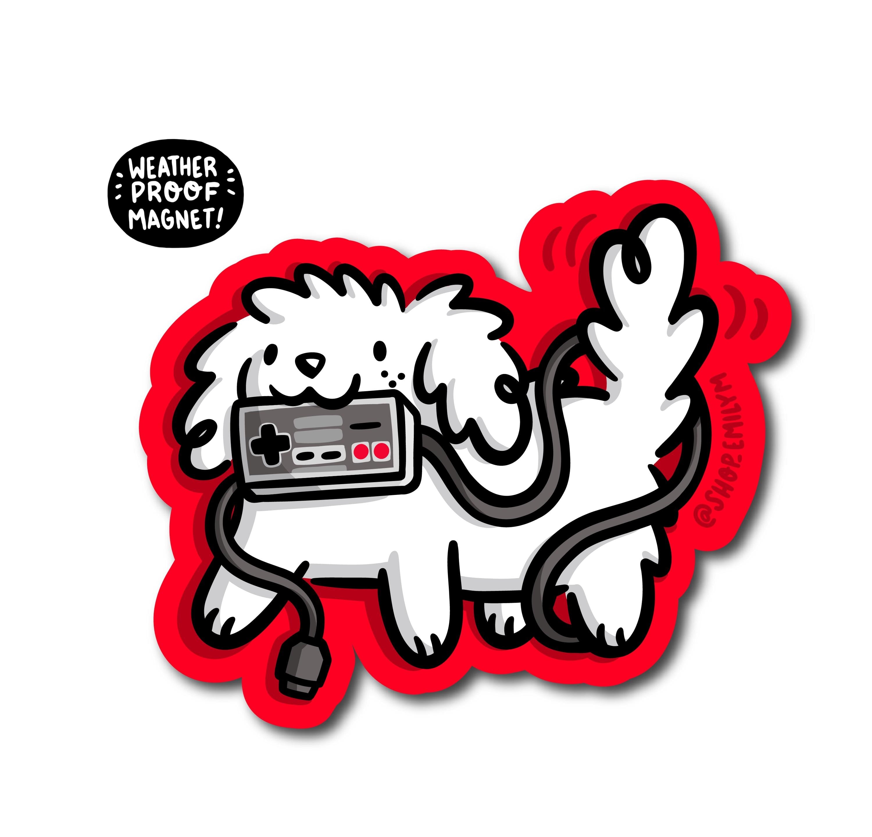 Video Game Dog Magnet