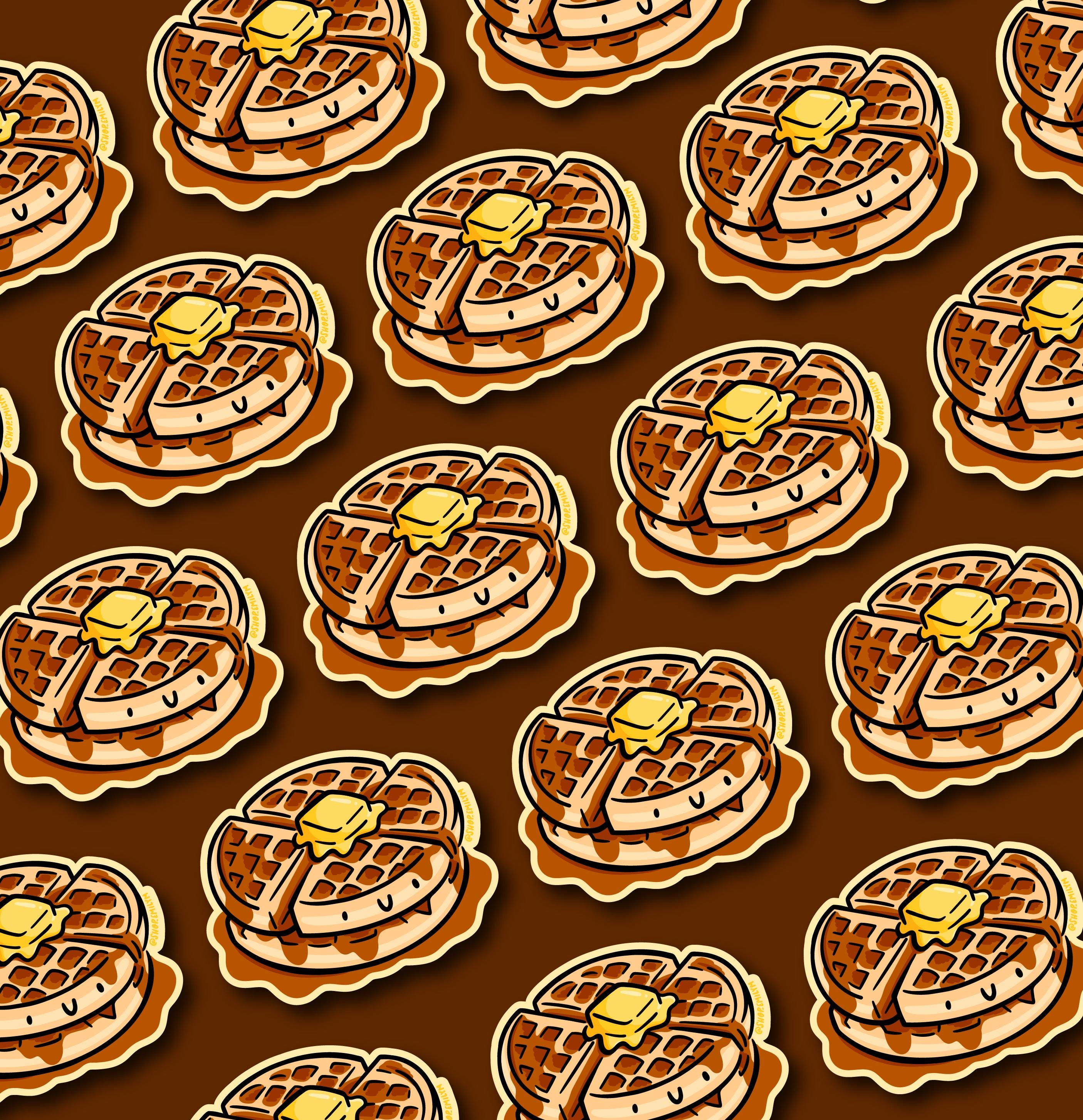 Waffles Magnet