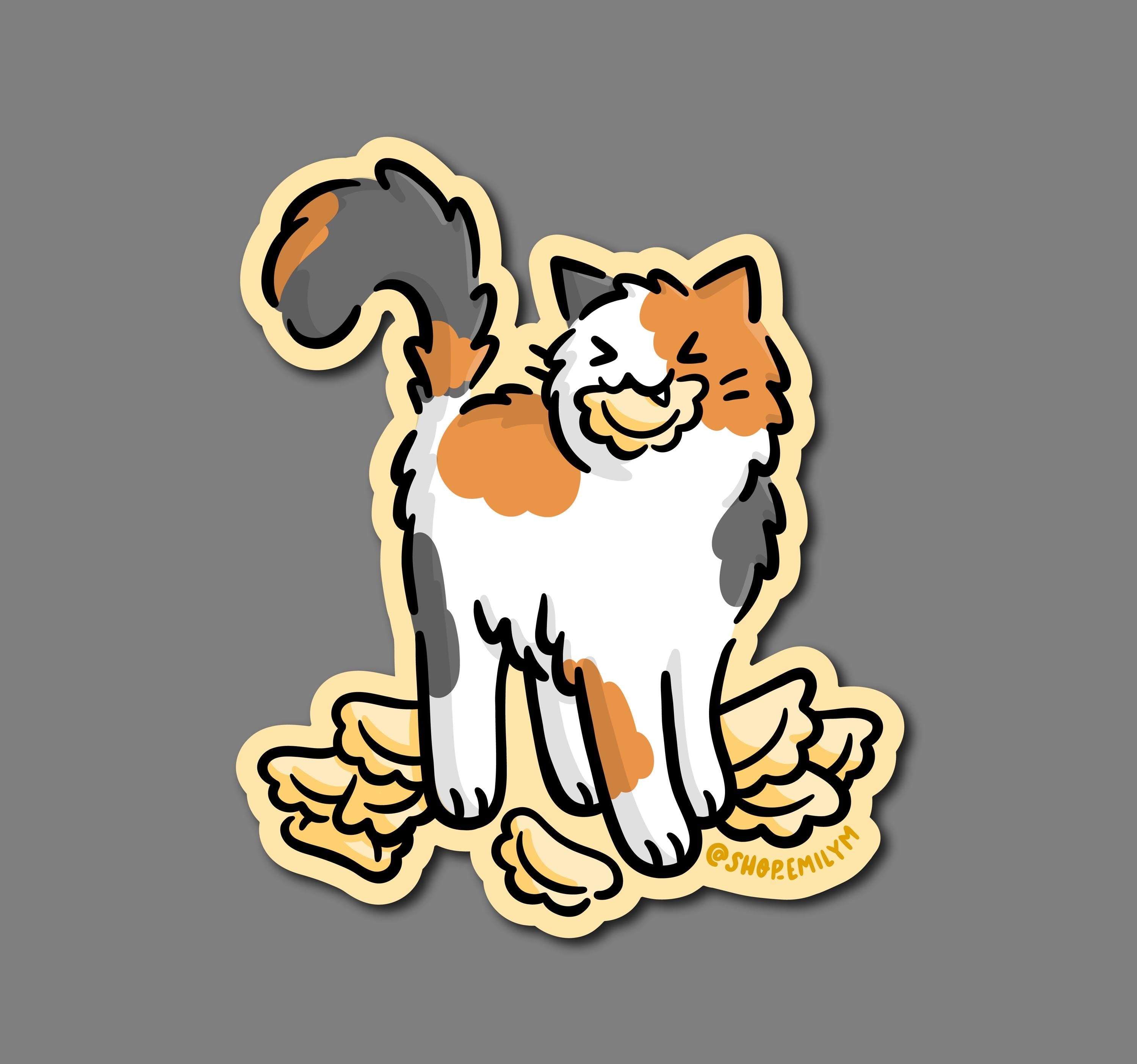 Pierogi Cat Magnet (Calico)